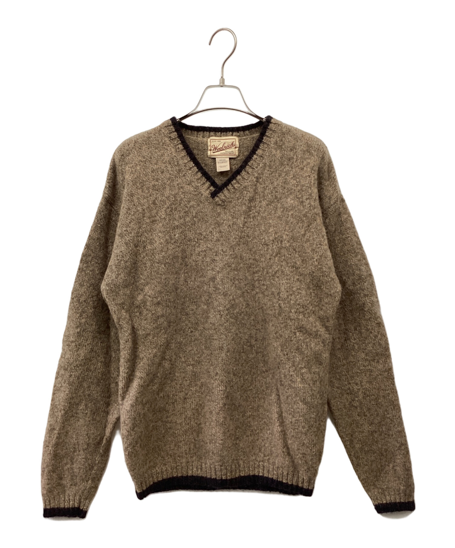 80s 激レア　タグ付き未使用 wool rich ウールリッチ　デッドストック 中古・古着通販】WOOLRICH (ウールリッチ) 厚手ニット ブラウン サイズ