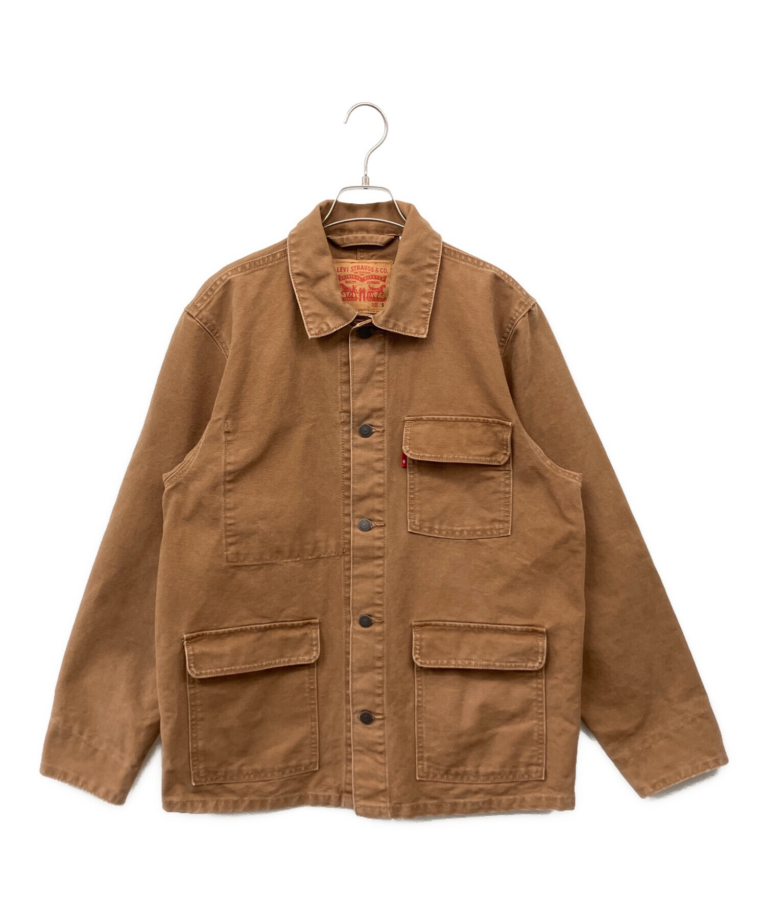 Levi's ブラウン カバーオール 中古・古着通販】LEVI'S (リーバイス) カバーオール ブラウン サイズ:S