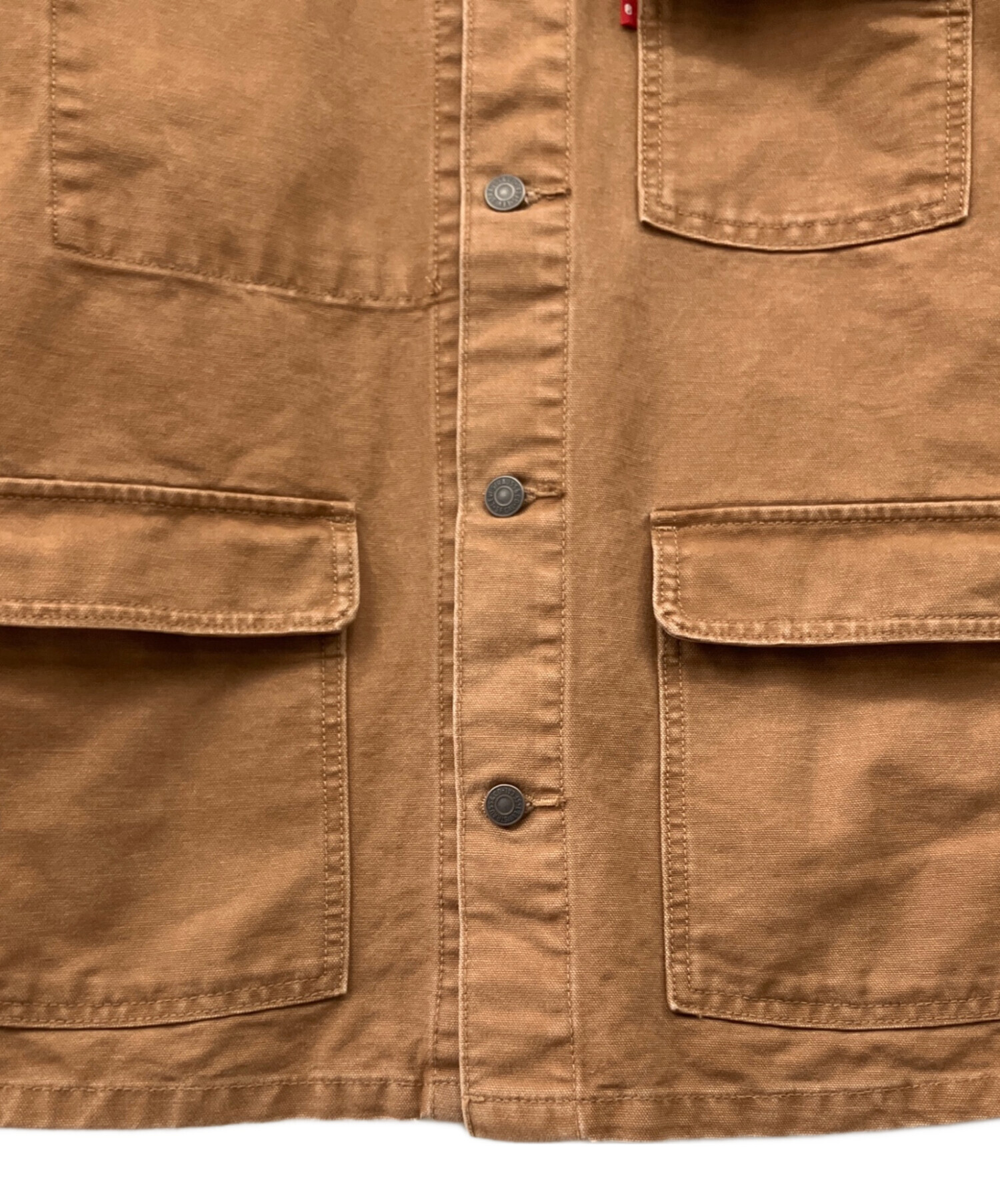 中古・古着通販】LEVI'S (リーバイス) カバーオール ブラウン サイズ:S