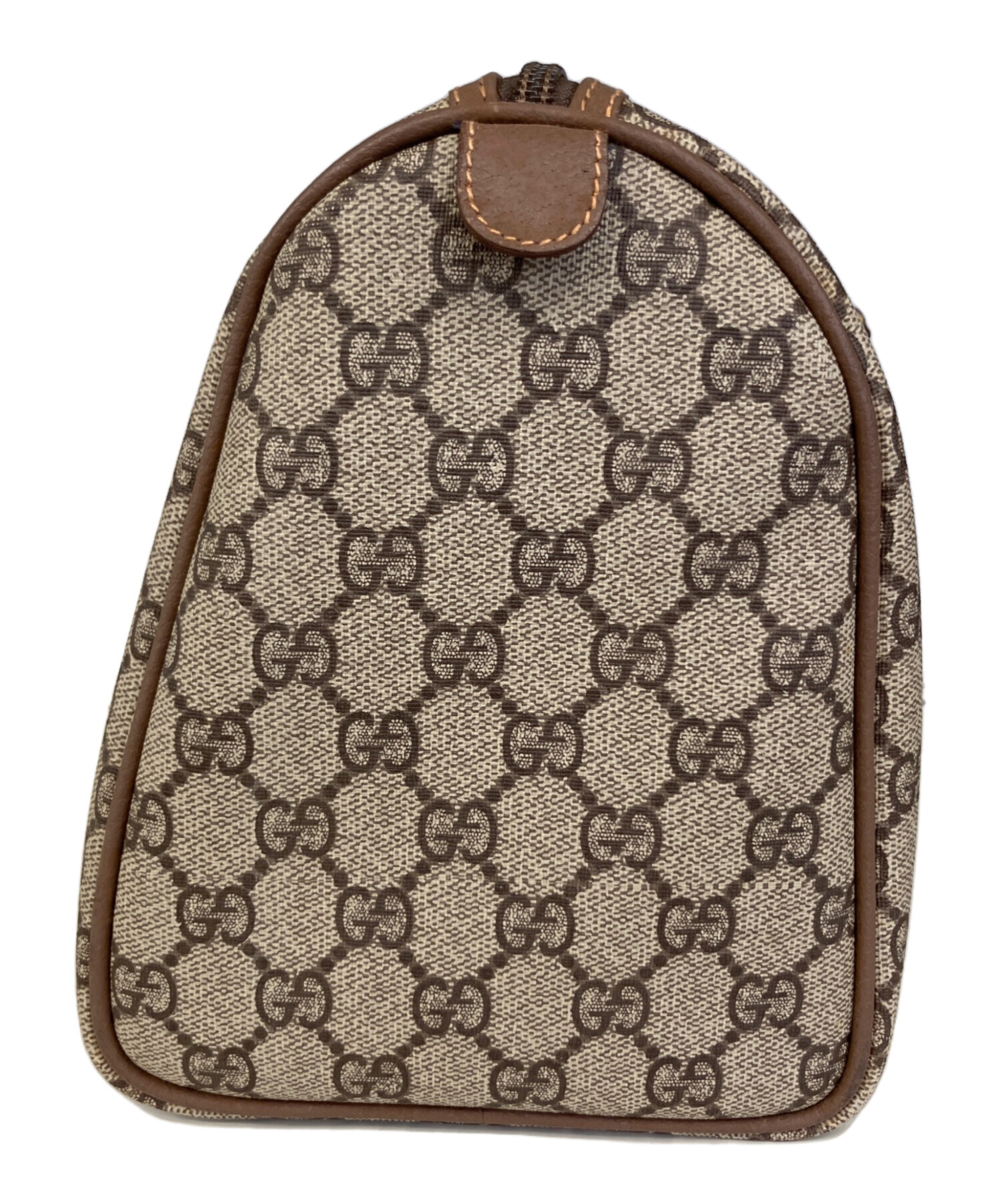 GUCCI グッチ 古本 中古・古着通販】GUCCI (グッチ) ボストンバッグ ベージュ×ブラウン