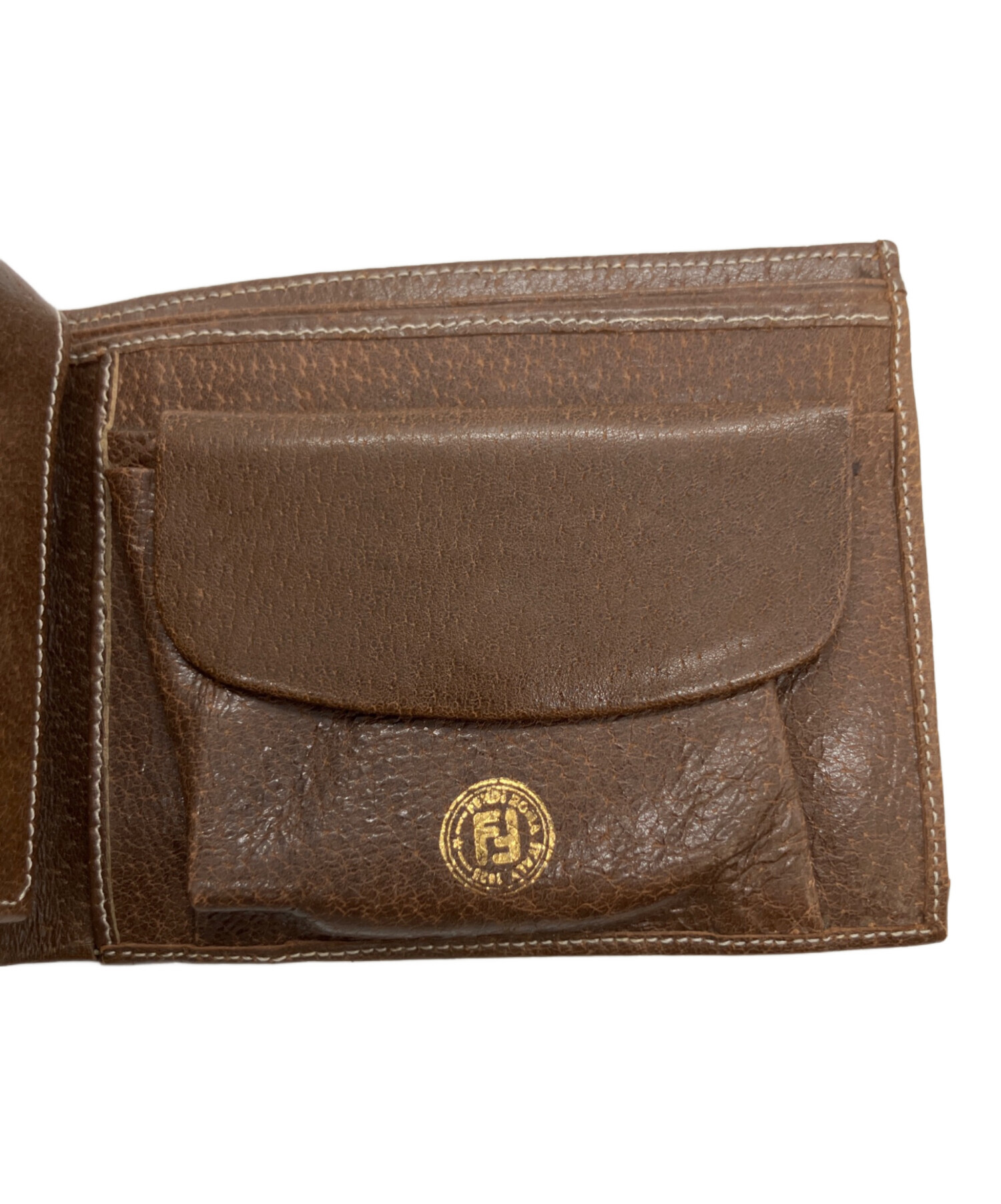 【中古】フェンディ折財布 正規品 FENDI 中古・古着通販】FENDI (フェンディ) 2つ折り財布｜ブランド・古着通販