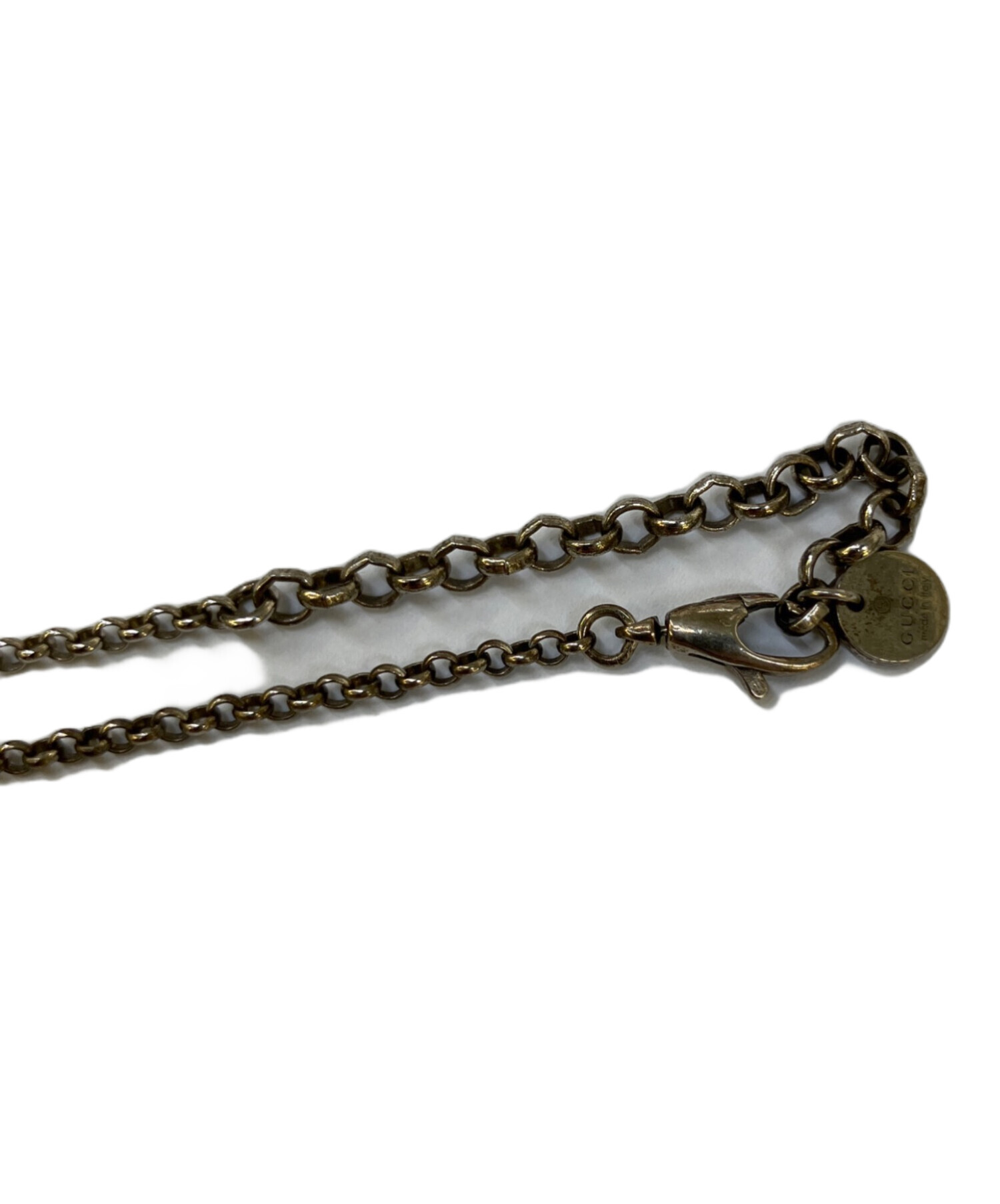 中古・古着通販】GUCCI (グッチ) シルバーネックレス｜ブランド・古着