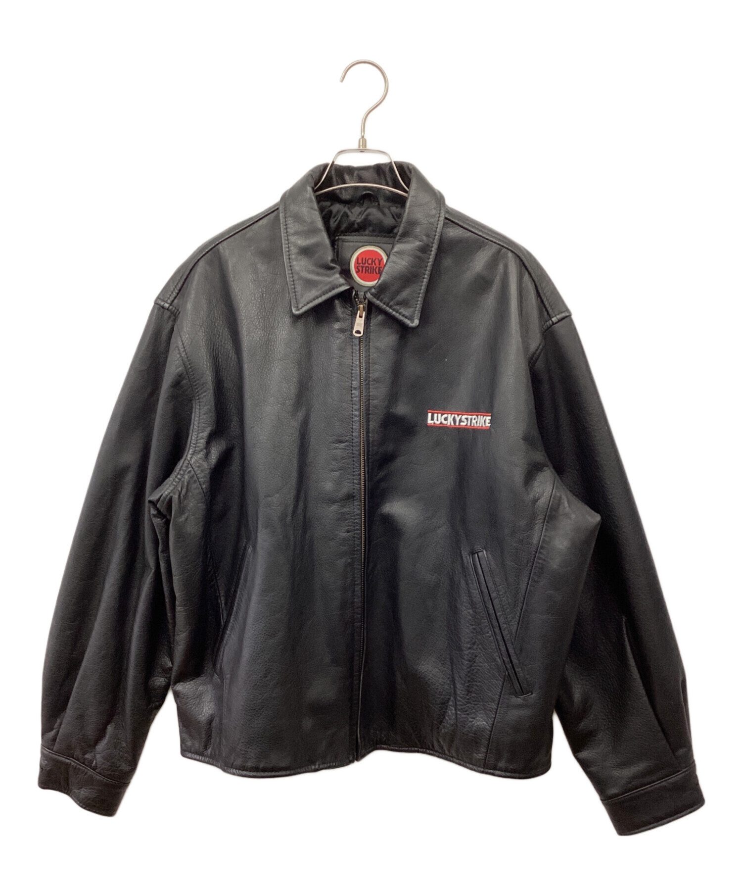 LUCKY STRIKE A-2 レザージャケット 中古・古着通販】LUCKY STRIKE (ラッキーストライク) レザージャケット