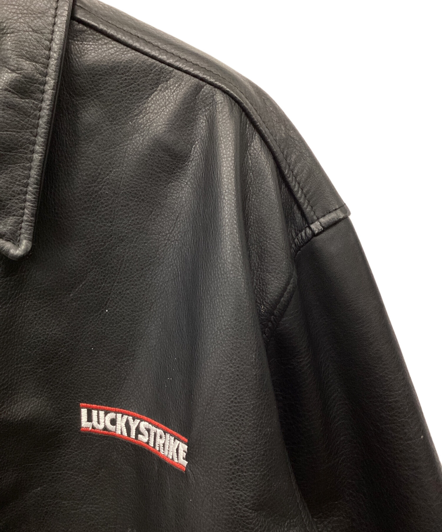 中古・古着通販】LUCKY STRIKE (ラッキーストライク) レザージャケット