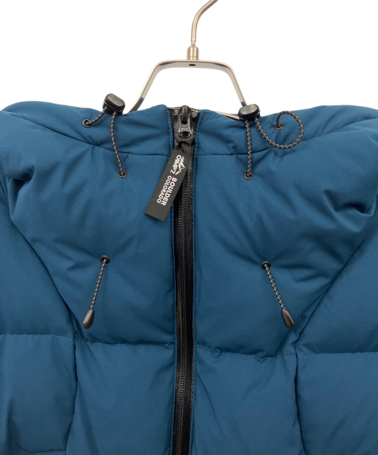 中古・古着通販】CAMP 7 (キャンプ7) ダウンジャケット ネイビー