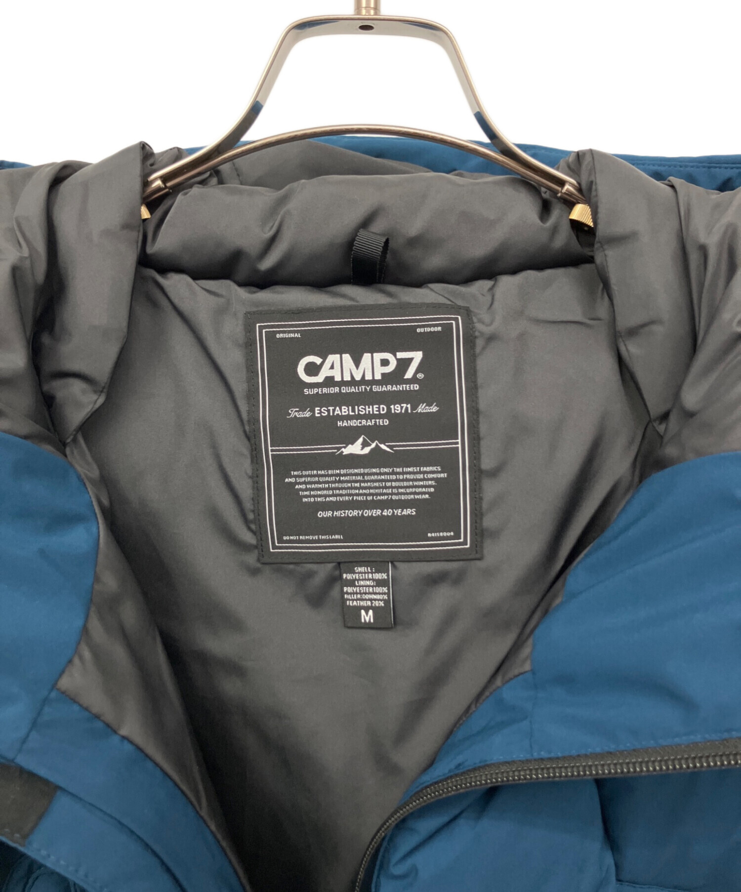 【中古】 韓流タウンガイド 中古・古着通販】CAMP 7 (キャンプ7) ダウンジャケット ネイビー
