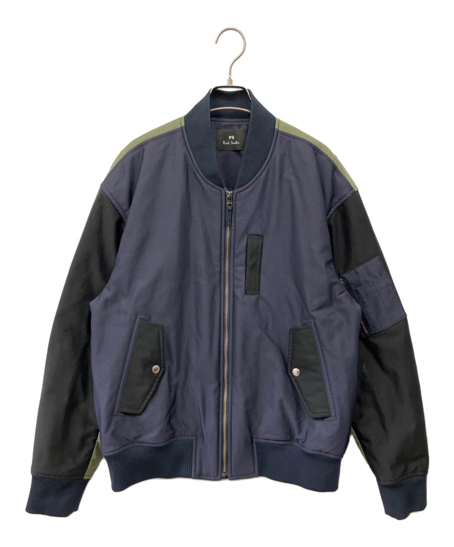 Paul Smith リバティブルゾン 中古・古着通販】Paul Smith (ポールスミス) ブルゾン ネイビー