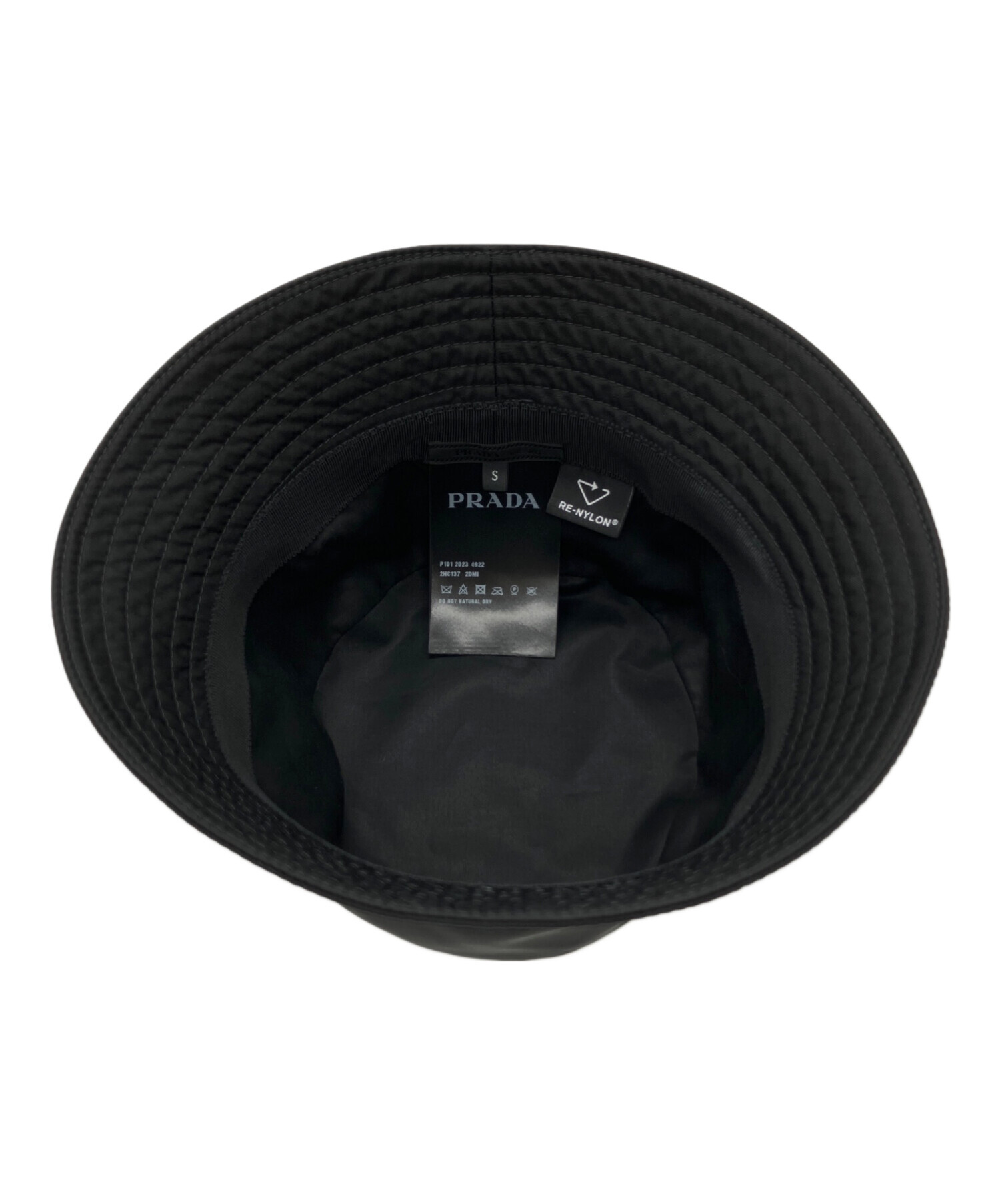 中古・古着通販】PRADA (プラダ) バケットハット ブラック｜ブランド