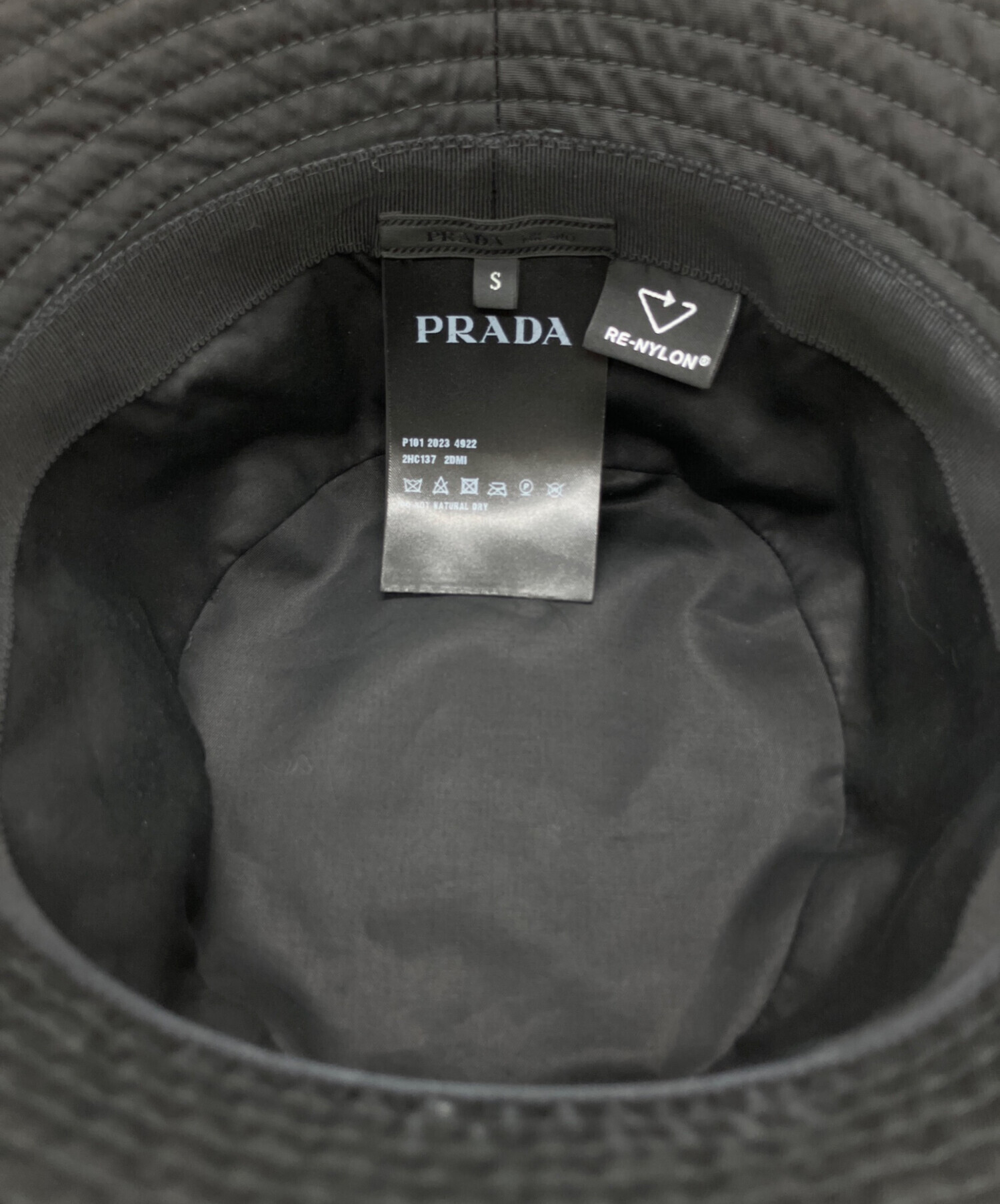 中古・古着通販】PRADA (プラダ) バケットハット ブラック｜ブランド