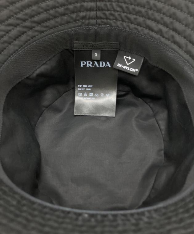 中古・古着通販】PRADA (プラダ) バケットハット ブラック｜ブランド