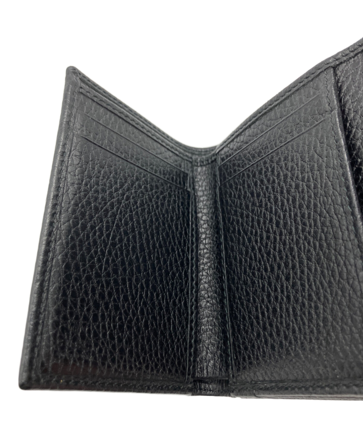 中古・古着通販】GUCCI (グッチ) 3つ折り財布 ブラック｜ブランド