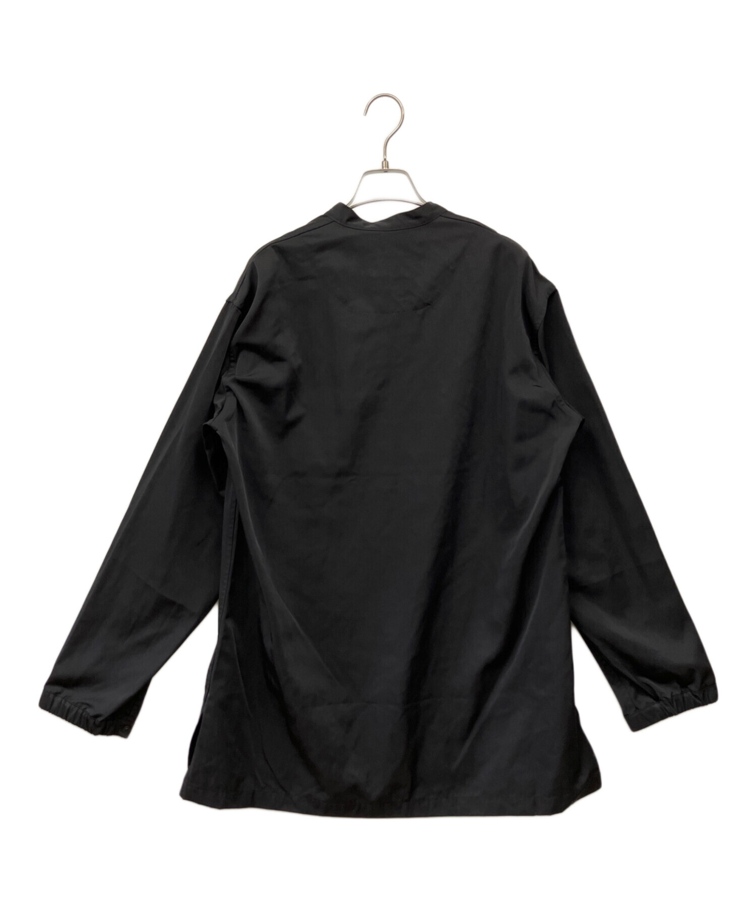 中古・古着通販】Y-3 (ワイスリー) ナイロンツイルシャツ ブラック