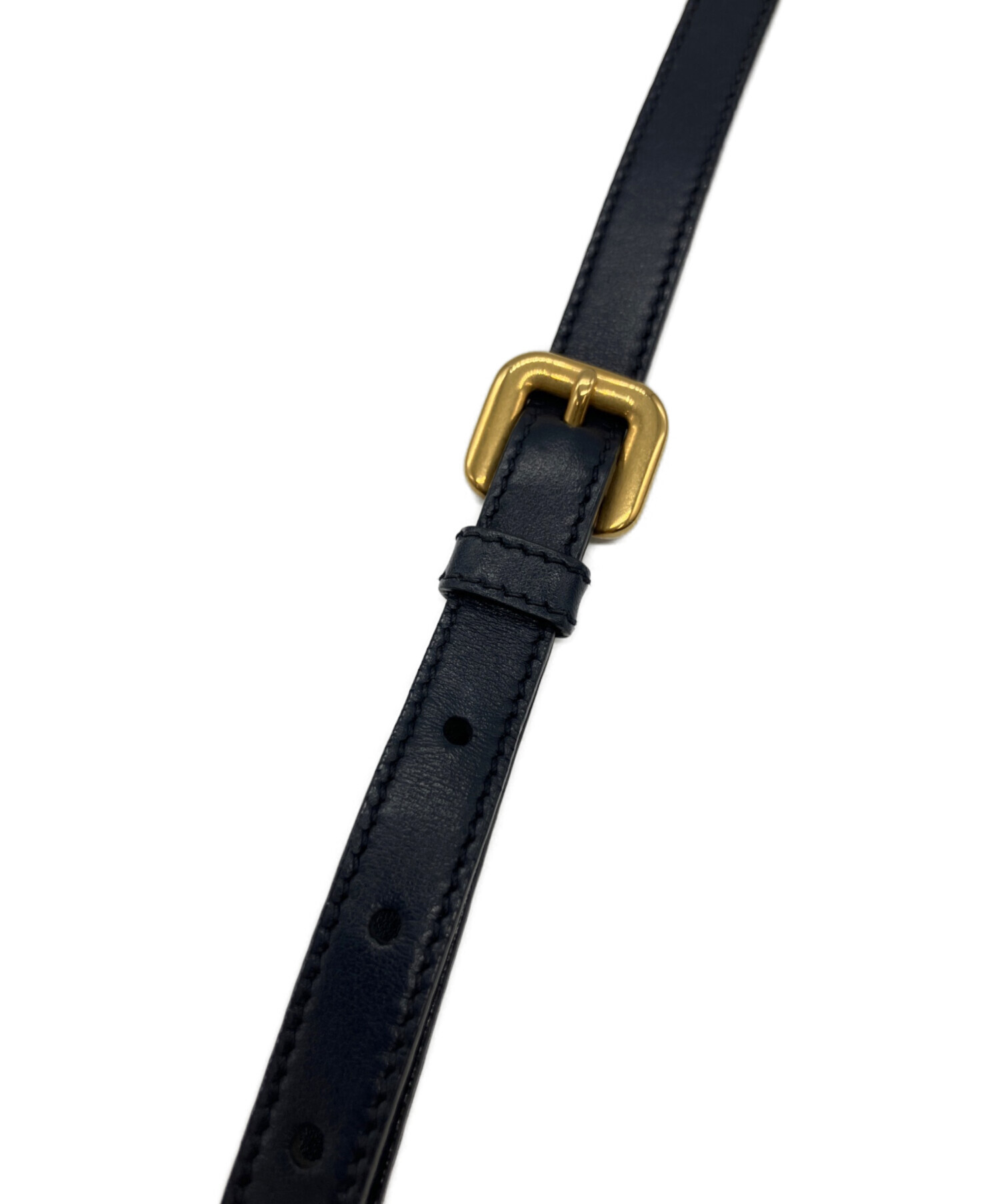 中古・古着通販】PRADA (プラダ) ショルダーバッグ ネイビー｜ブランド