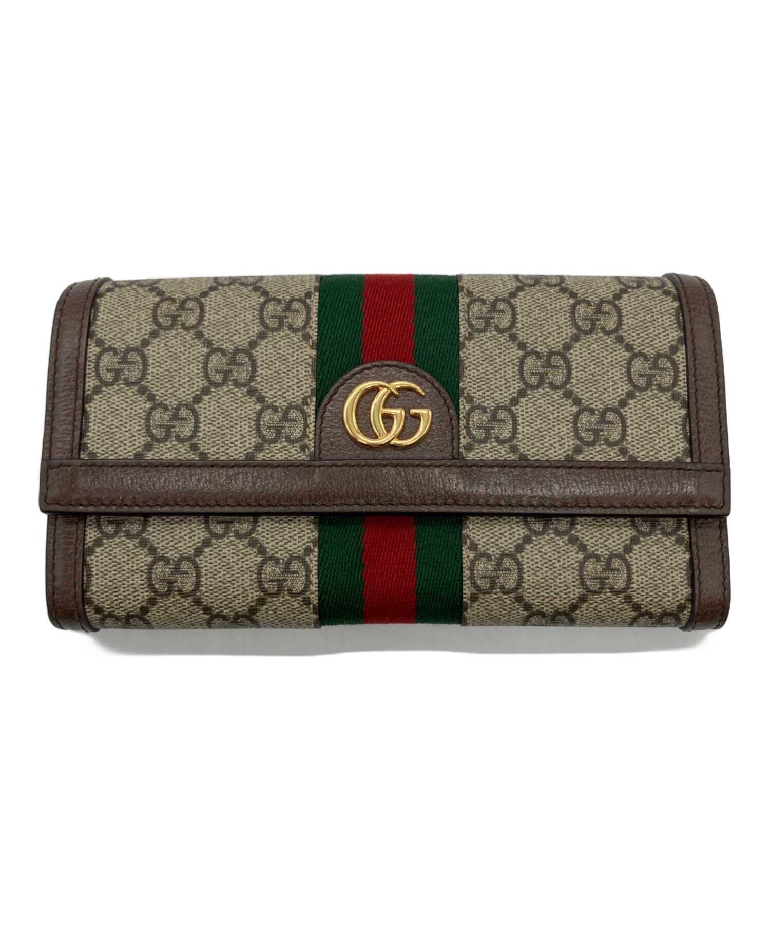 最終値下げ!!GUCCI長財布。中古 中古・古着通販】GUCCI (グッチ) 長財布 ブラウン｜ブランド・古着通販