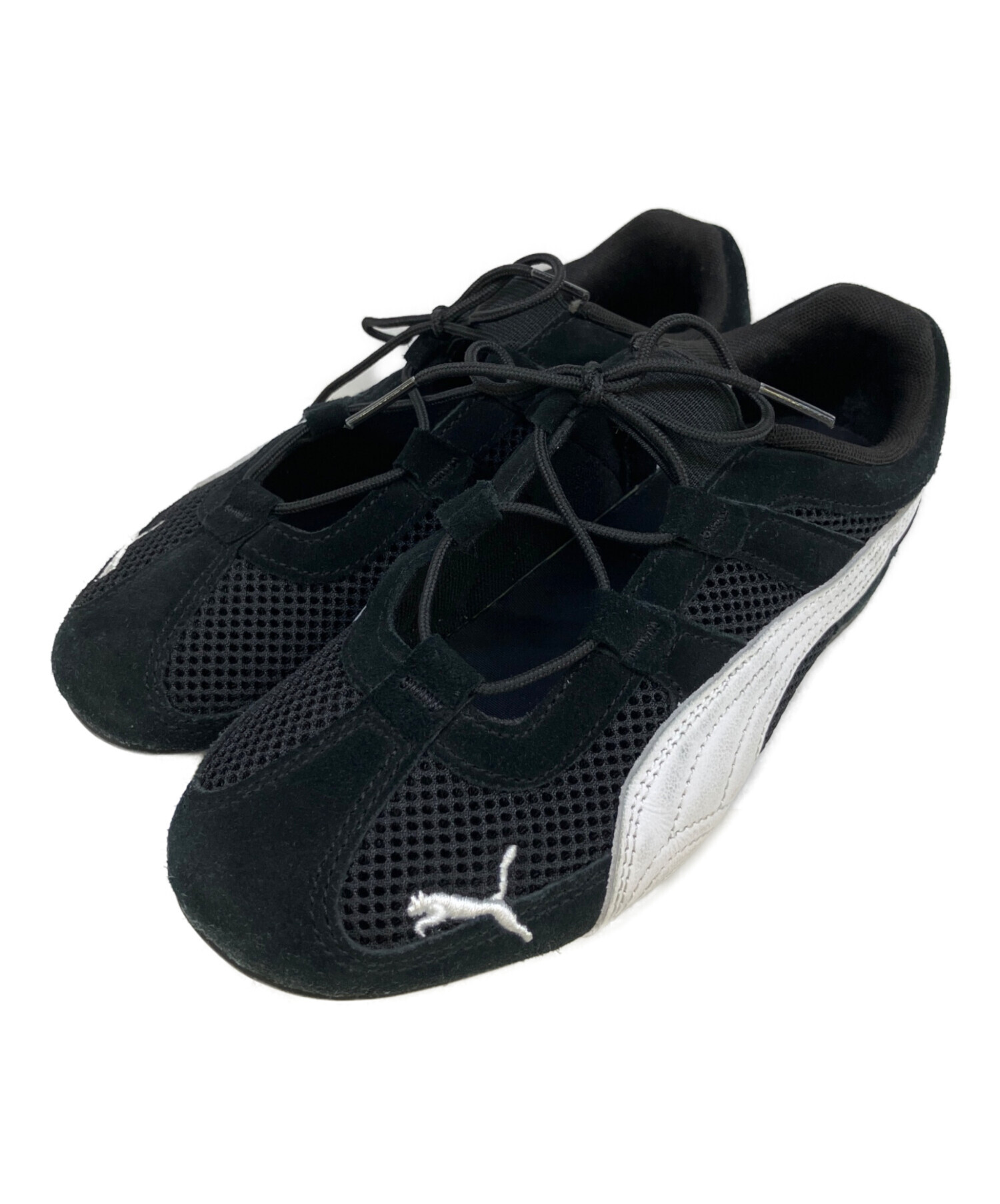 中古・古着通販】PUMA (プーマ) スニーカー ブラック×ホワイト サイズ
