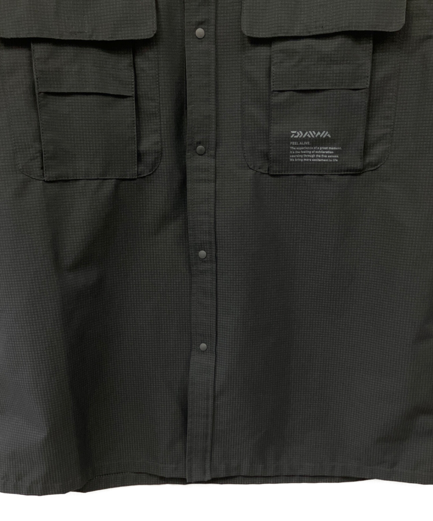 中古・古着通販】DAIWA (ダイワ) 半袖シャツ ブラック サイズ:M
