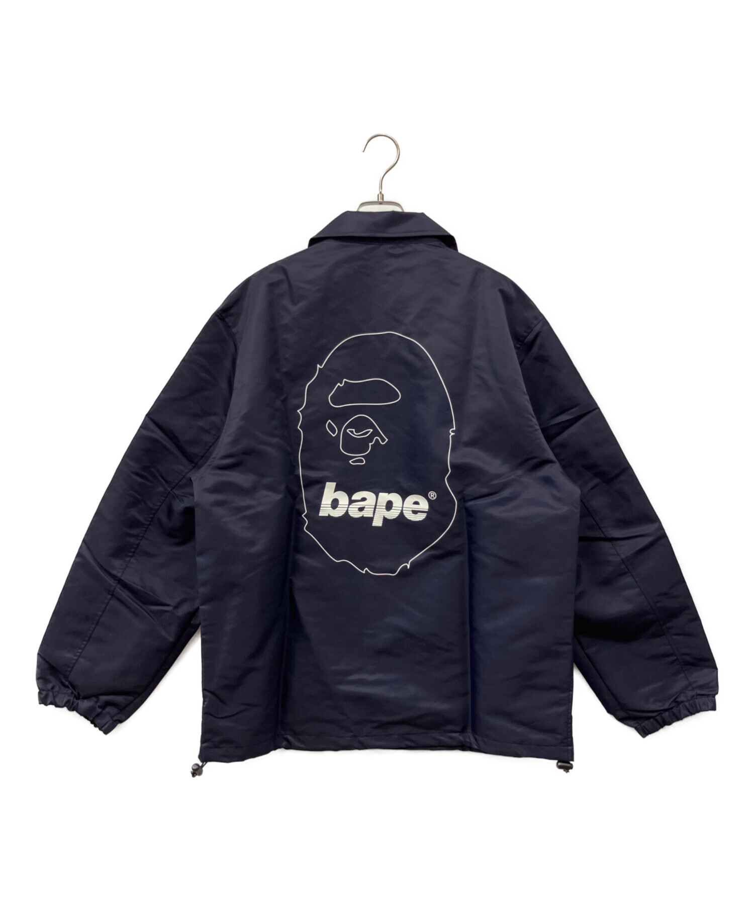 A BATHING APE ネイビー ジップアップジャケット 中古・古着通販】A BATHING APE (アベイシングエイプ) コーチ