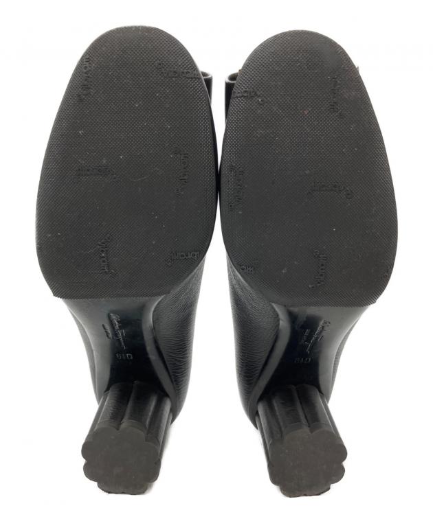 サルヴァトーレフェラガモ　パンプス　ブラック　24.5 中古・古着通販】Salvatore Ferragamo (サルヴァトーレ フェラガモ