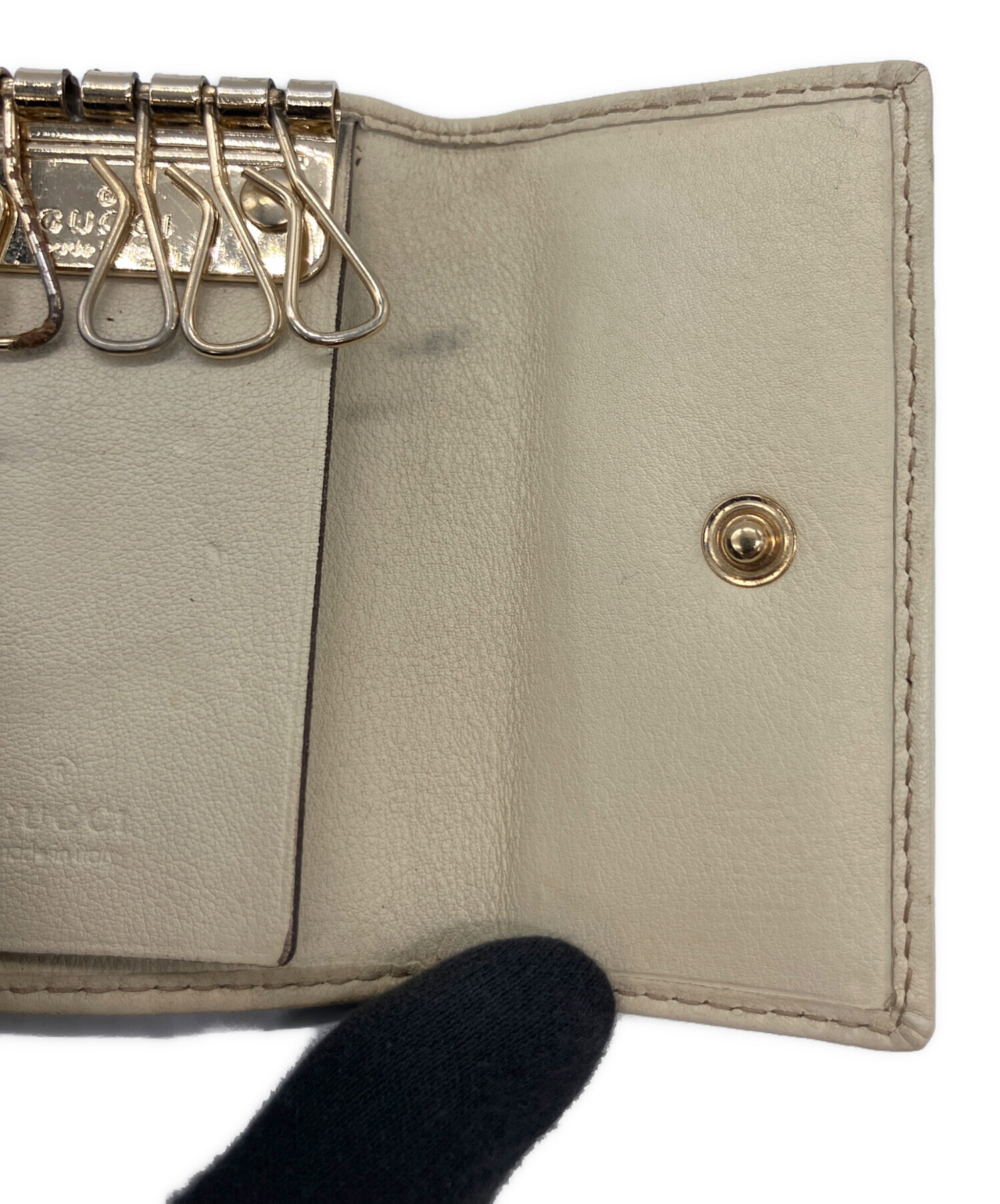中古・古着通販】GUCCI (グッチ) キーケース ベージュ｜ブランド・古着