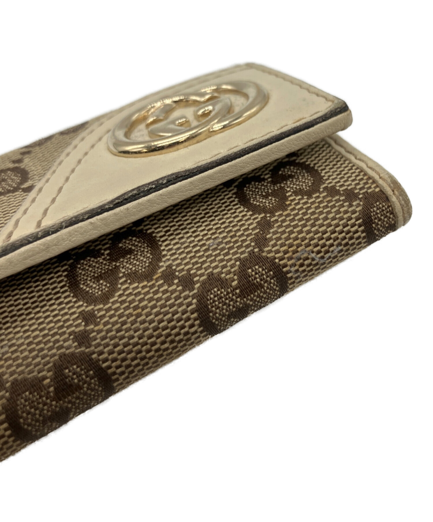 中古・古着通販】GUCCI (グッチ) キーケース ベージュ｜ブランド・古着