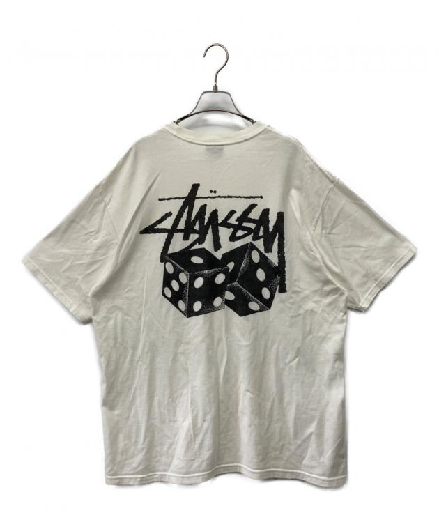 中古・古着通販】stussy (ステューシー) 半袖Tシャツ ホワイト サイズ