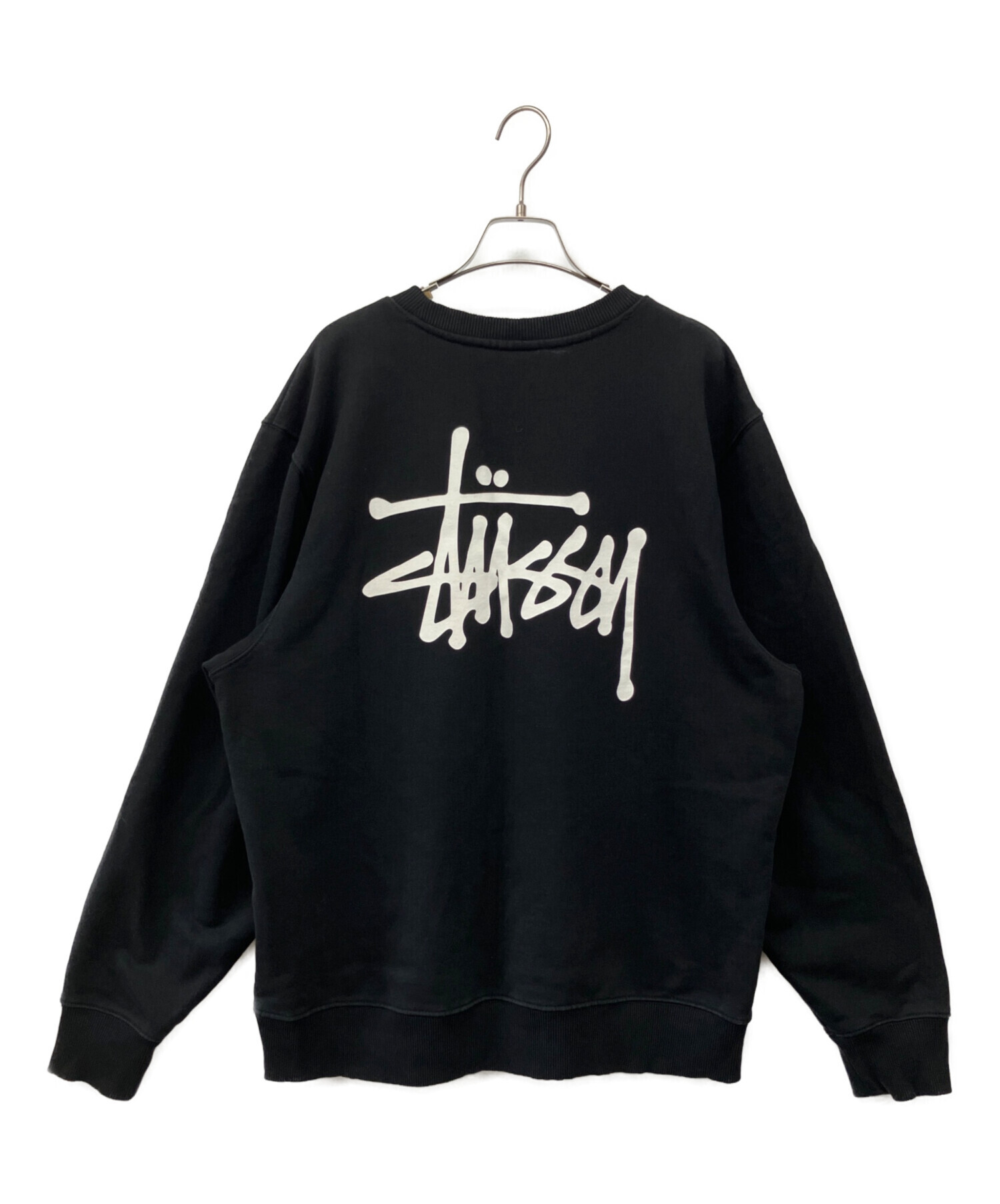中古・古着通販】stussy (ステューシー) スウェット ブラック サイズ:L 