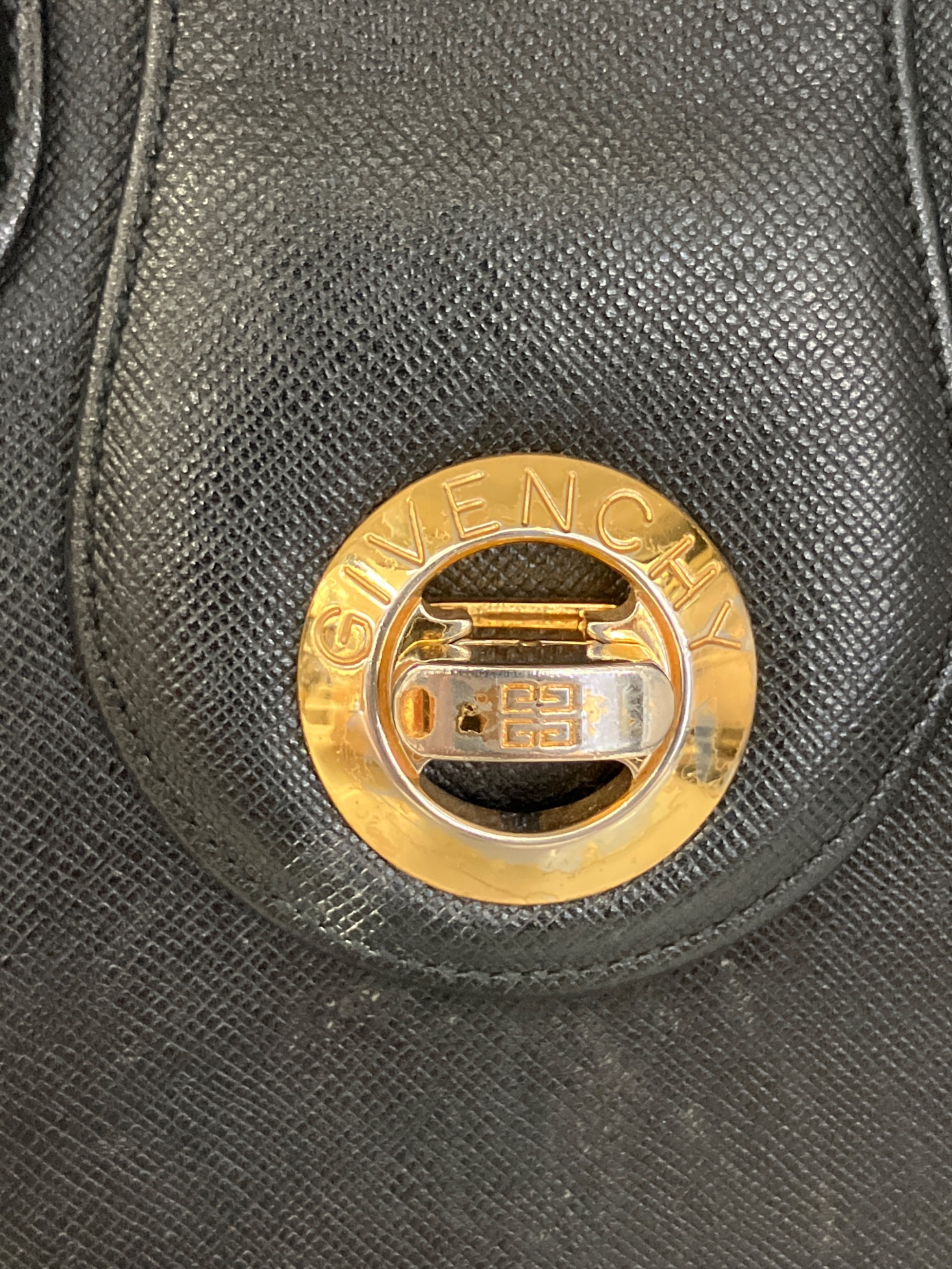 中古・古着通販】GIVENCHY (ジバンシィ) ハンドバッグ ブラック