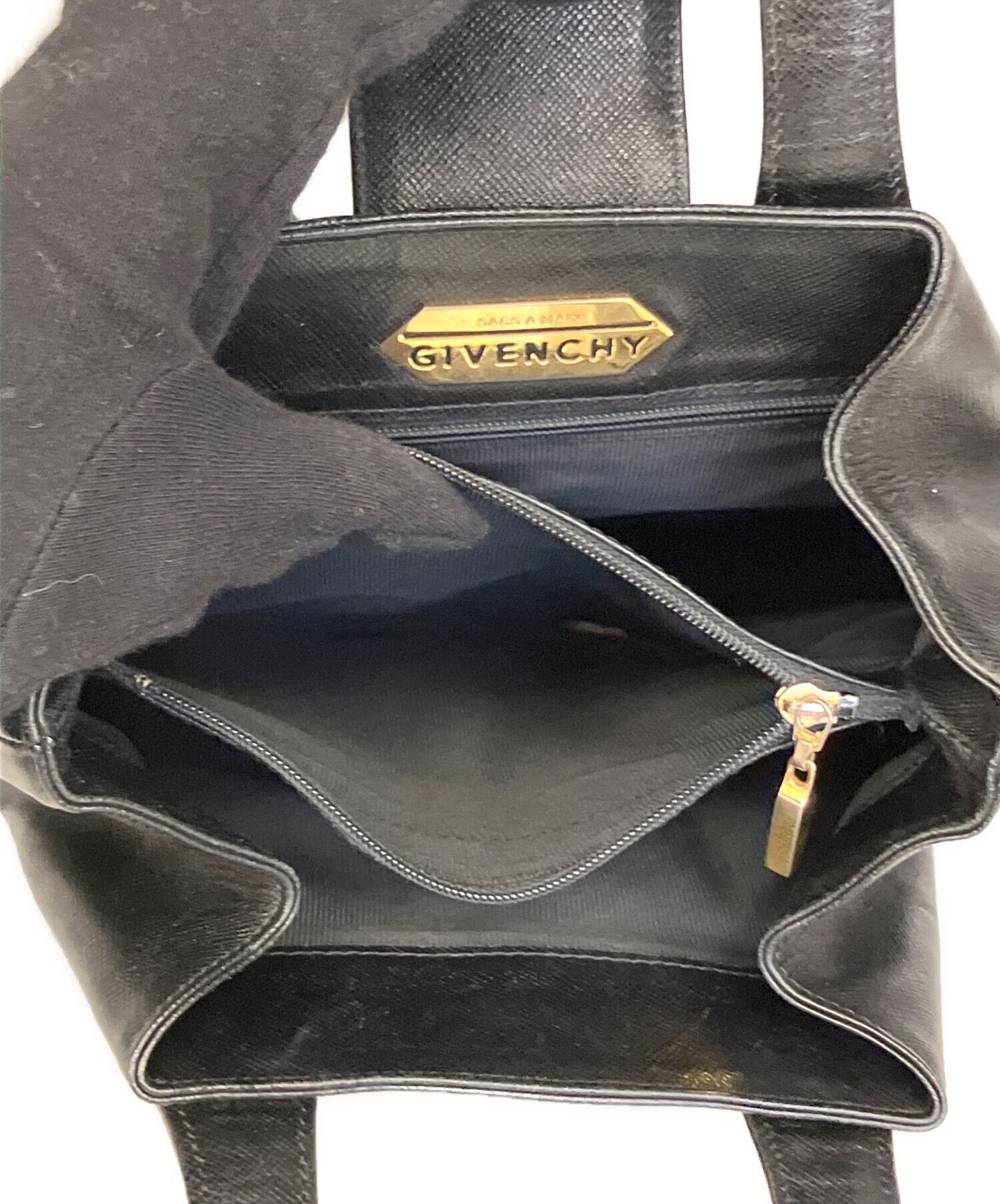 中古・古着通販】GIVENCHY (ジバンシィ) ハンドバッグ ブラック