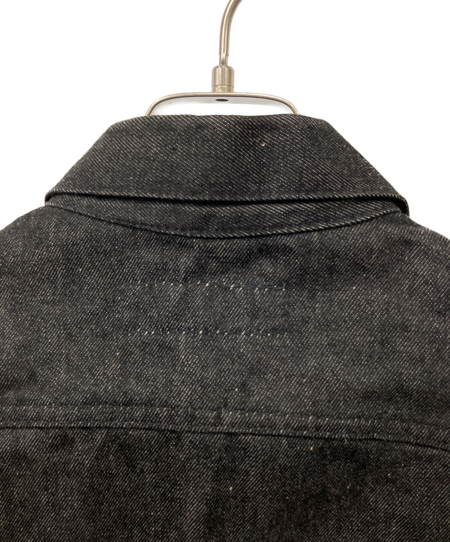 中古・古着通販】GUCCI (グッチ) デニムジャケット ブラック サイズ:L