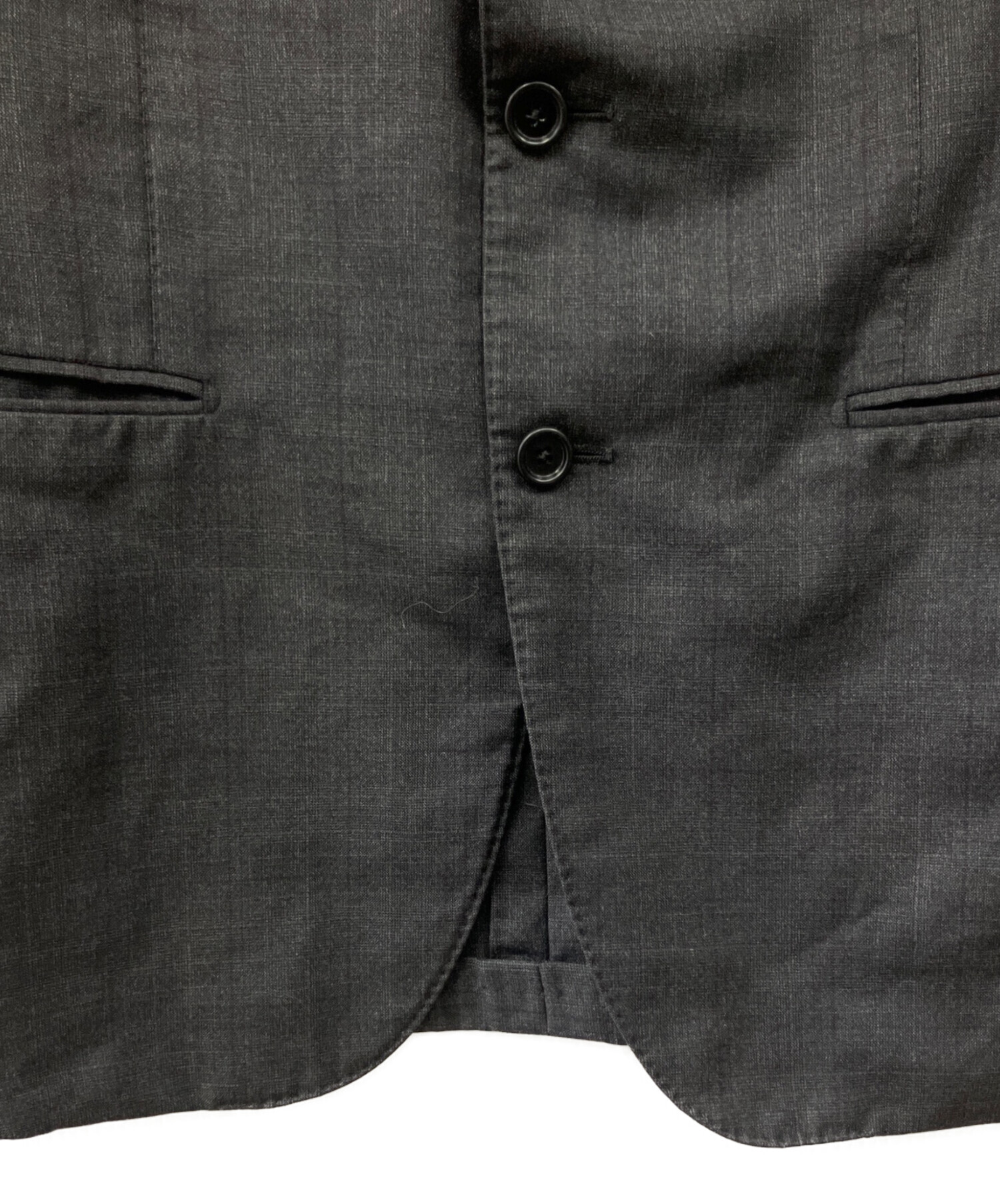 中古・古着通販】LARDINI (ラルディーニ) ウールジャケット ブラック