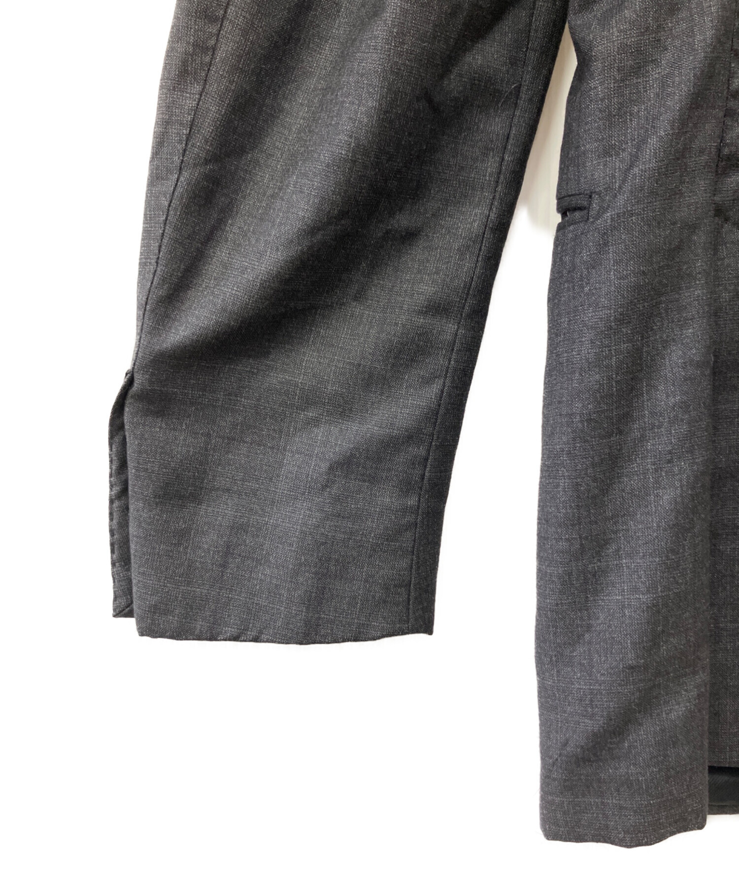 中古・古着通販】LARDINI (ラルディーニ) ウールジャケット ブラック 