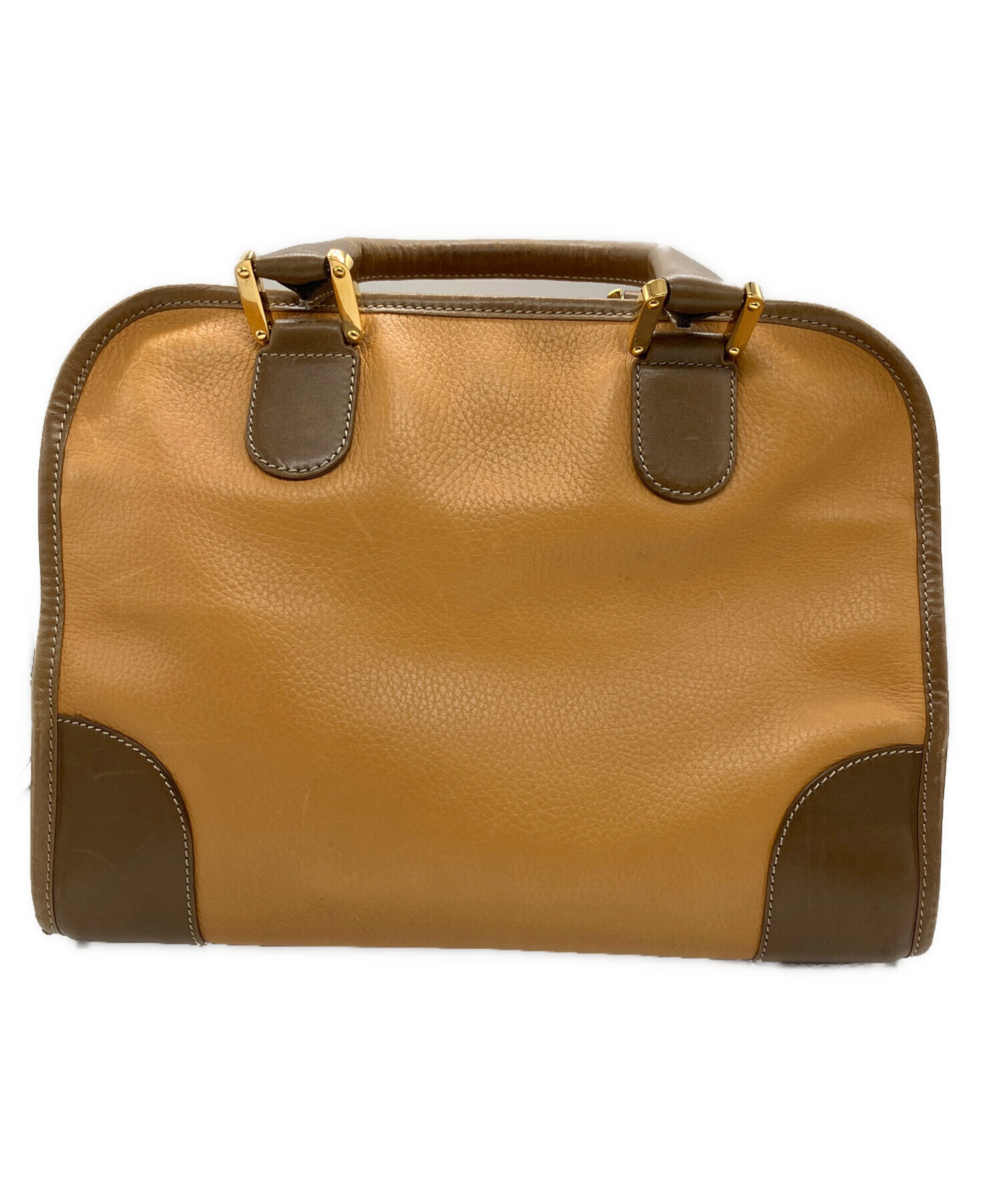 中古・古着通販】LOEWE (ロエベ) ハンドバッグ ブラウン｜ブランド