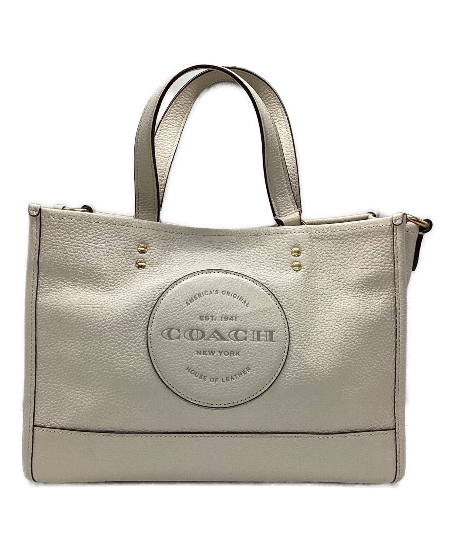 中古・古着通販】COACH (コーチ) 2WAYショルダーバッグ ホワイト 