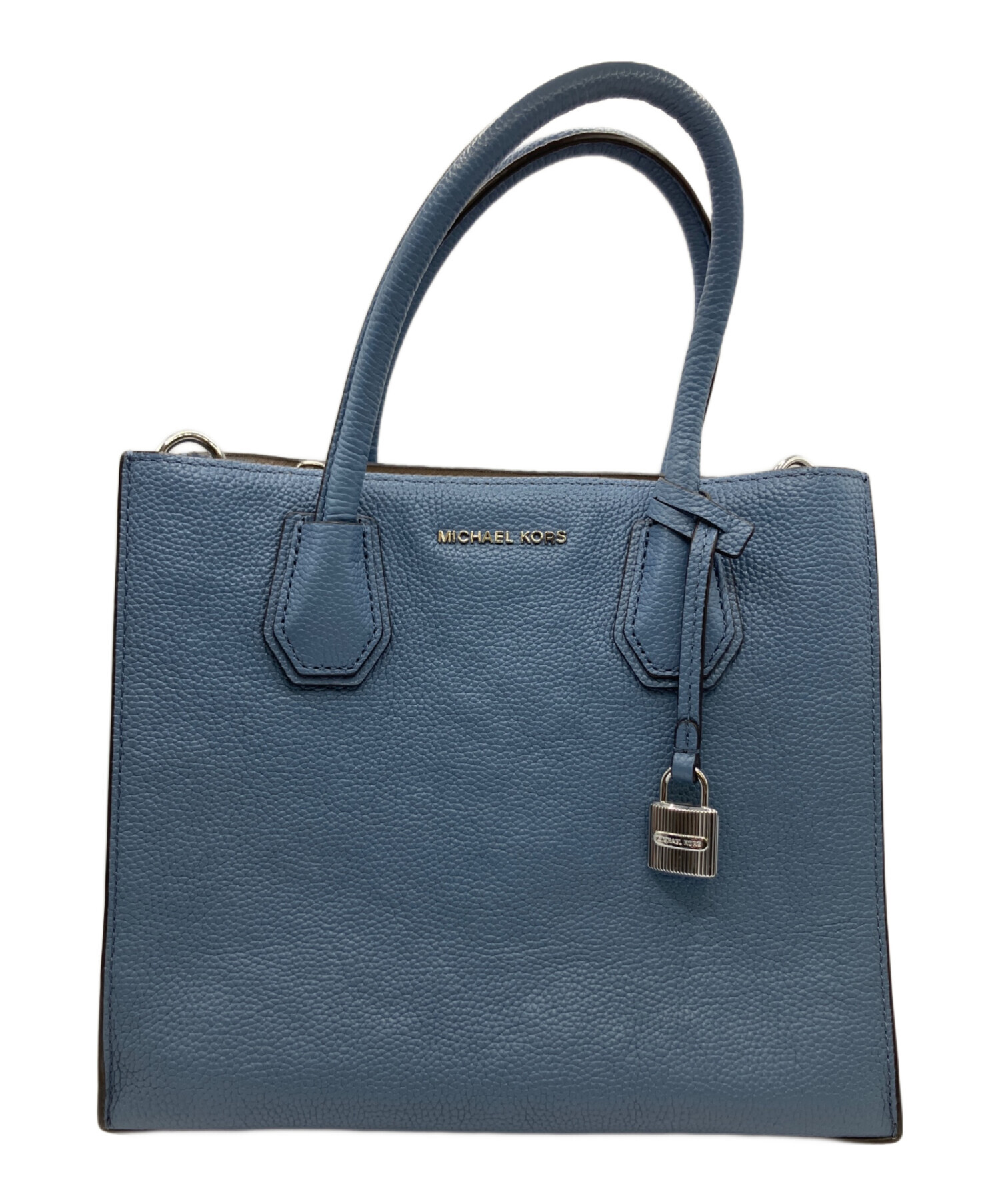 MICHAEL KORS 2WAY ショルダーバッグ ライトブルー 中古・古着通販】MICHAEL KORS (マイケルコース) 2WAYショルダーバッグ