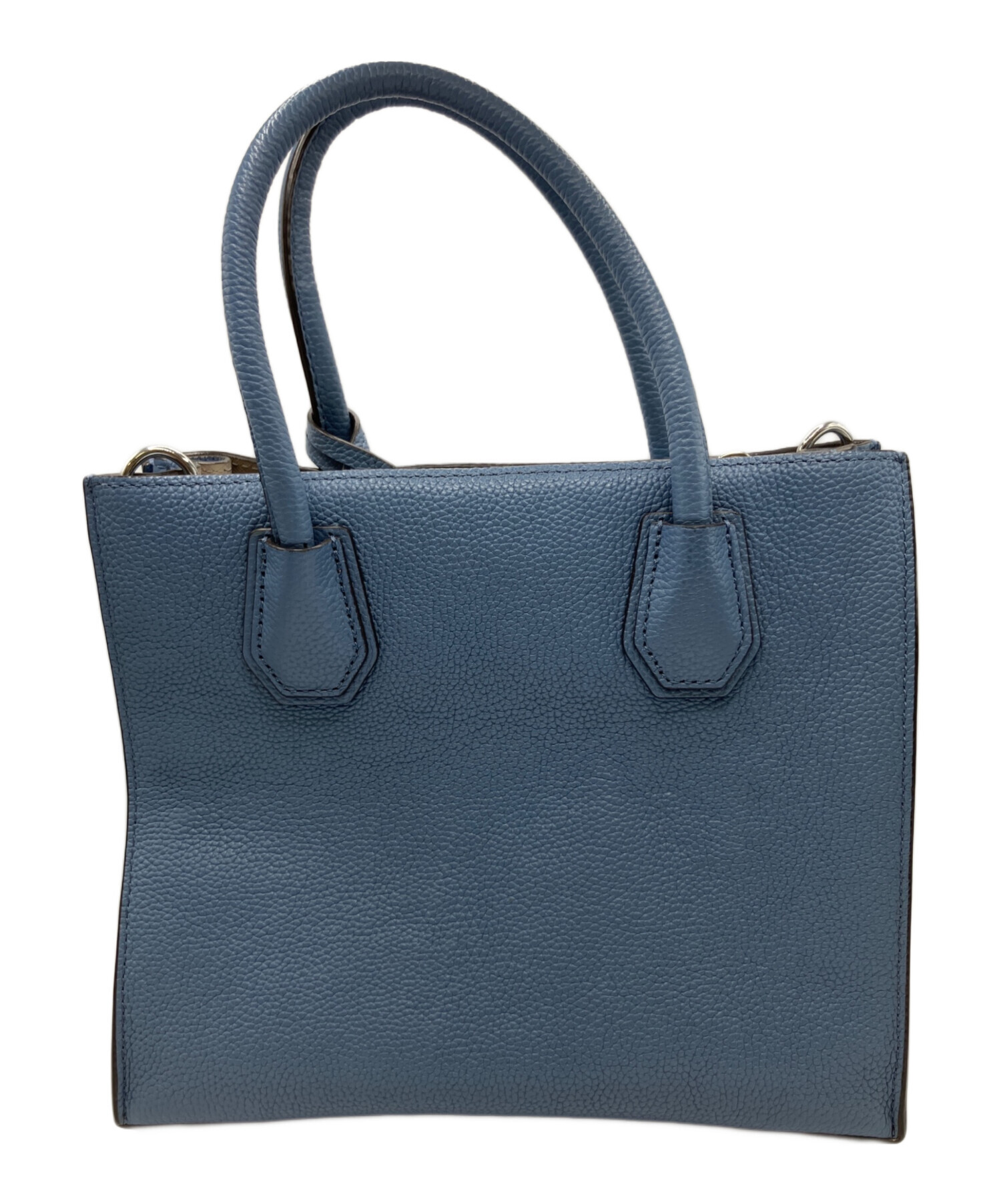 未使用☆MICHAEL KORSマイケルコース ショルダーバッグ MK柄 青 中古・古着通販】MICHAEL KORS (マイケルコース) 2WAYショルダーバッグ