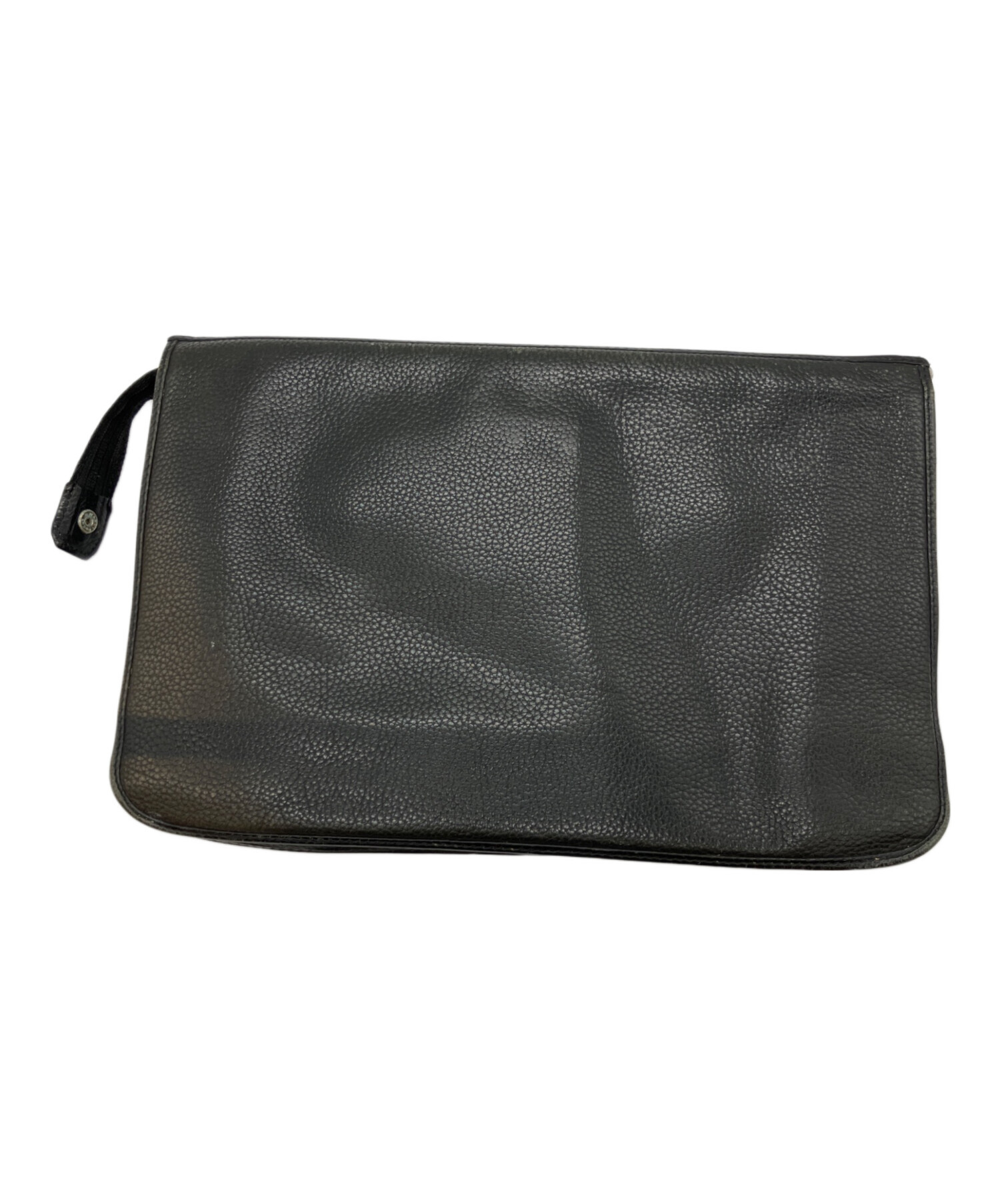 ヴェルサーチ　クラッチバッグ 中古・古着通販】VERSACE (ヴェルサーチ) クラッチバッグ ブラック