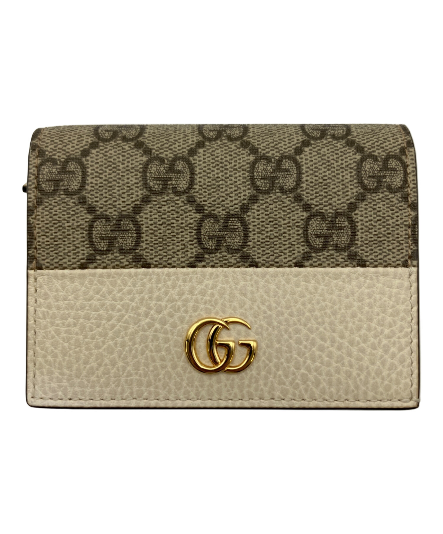 グッチ２つ折り財布未使用品！安心鑑定済激安早い者勝ち 中古・古着通販】GUCCI (グッチ) 2つ折り財布｜ブランド・古着通販