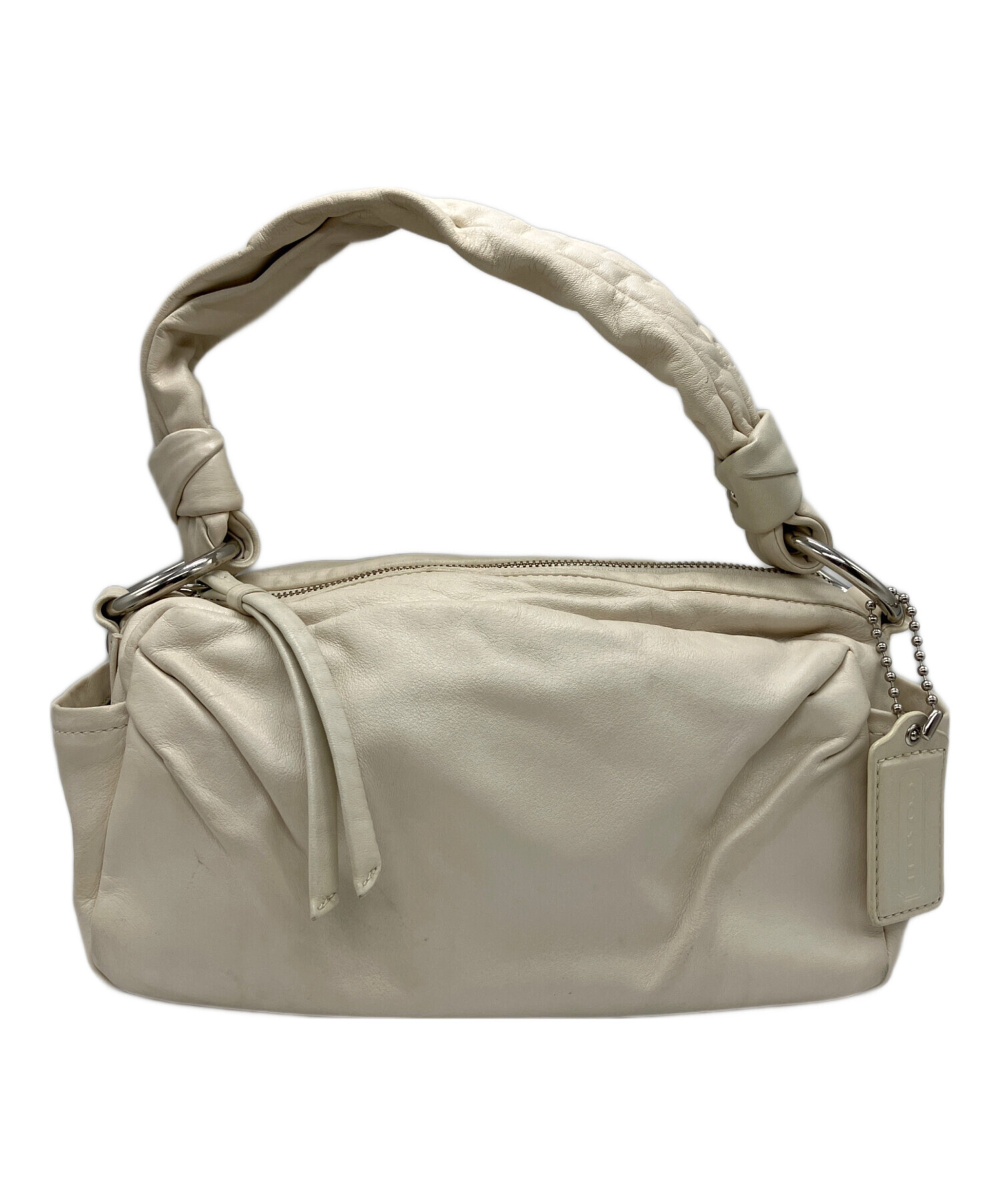中古・古着通販】COACH (コーチ) ハンドバッグ アイボリー｜ブランド 