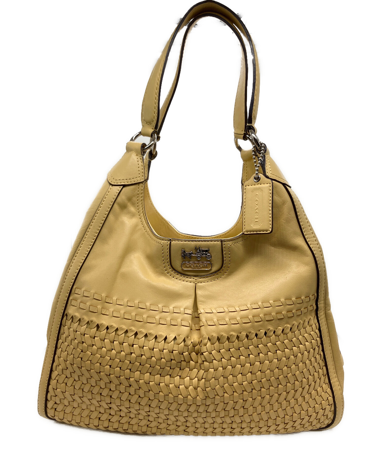 中古・古着通販】COACH (コーチ) ショルダーバッグ イエロー｜ブランド
