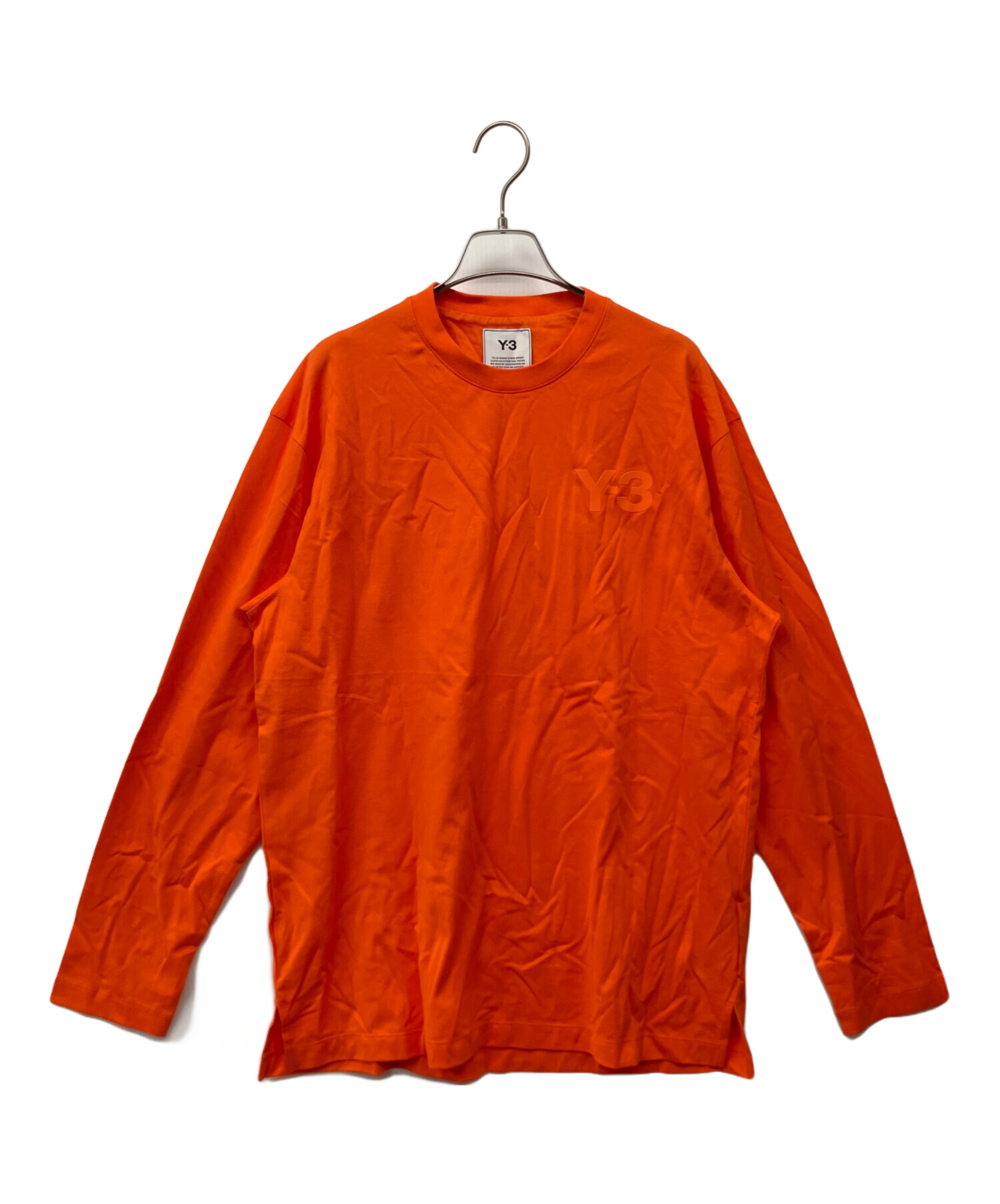中古・古着通販】Y-3 (ワイスリー) ロングスリーブTシャツ オレンジ