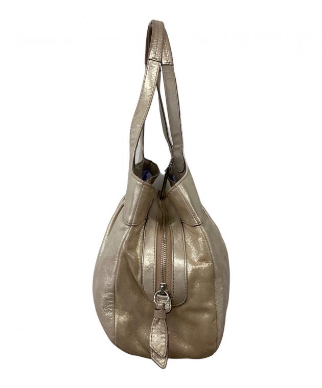中古・古着通販】COACH (コーチ) ハンドバッグ ベージュ｜ブランド