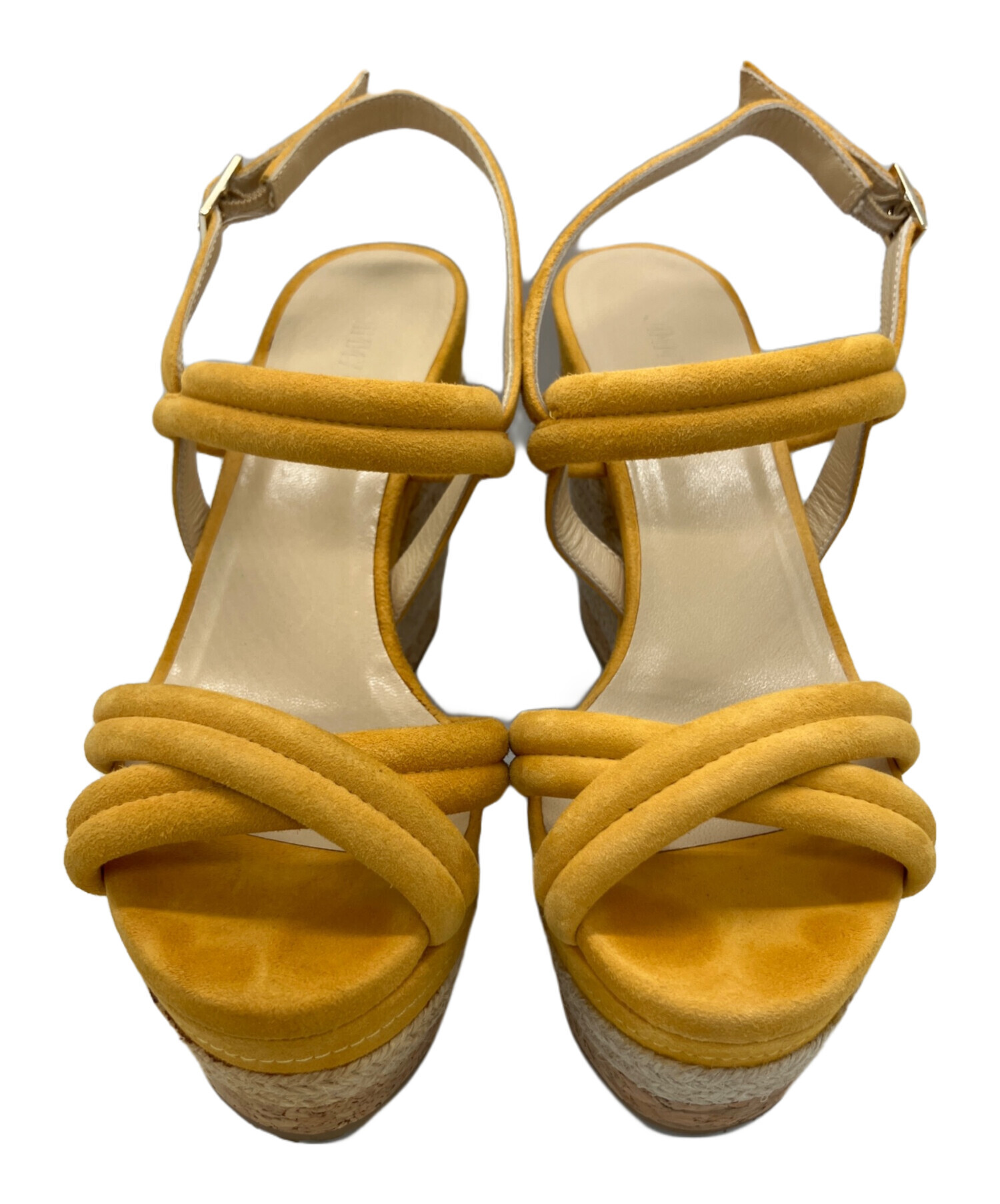 中古・古着通販】JIMMY CHOO (ジミーチュウ) サンダル イエロー サイズ
