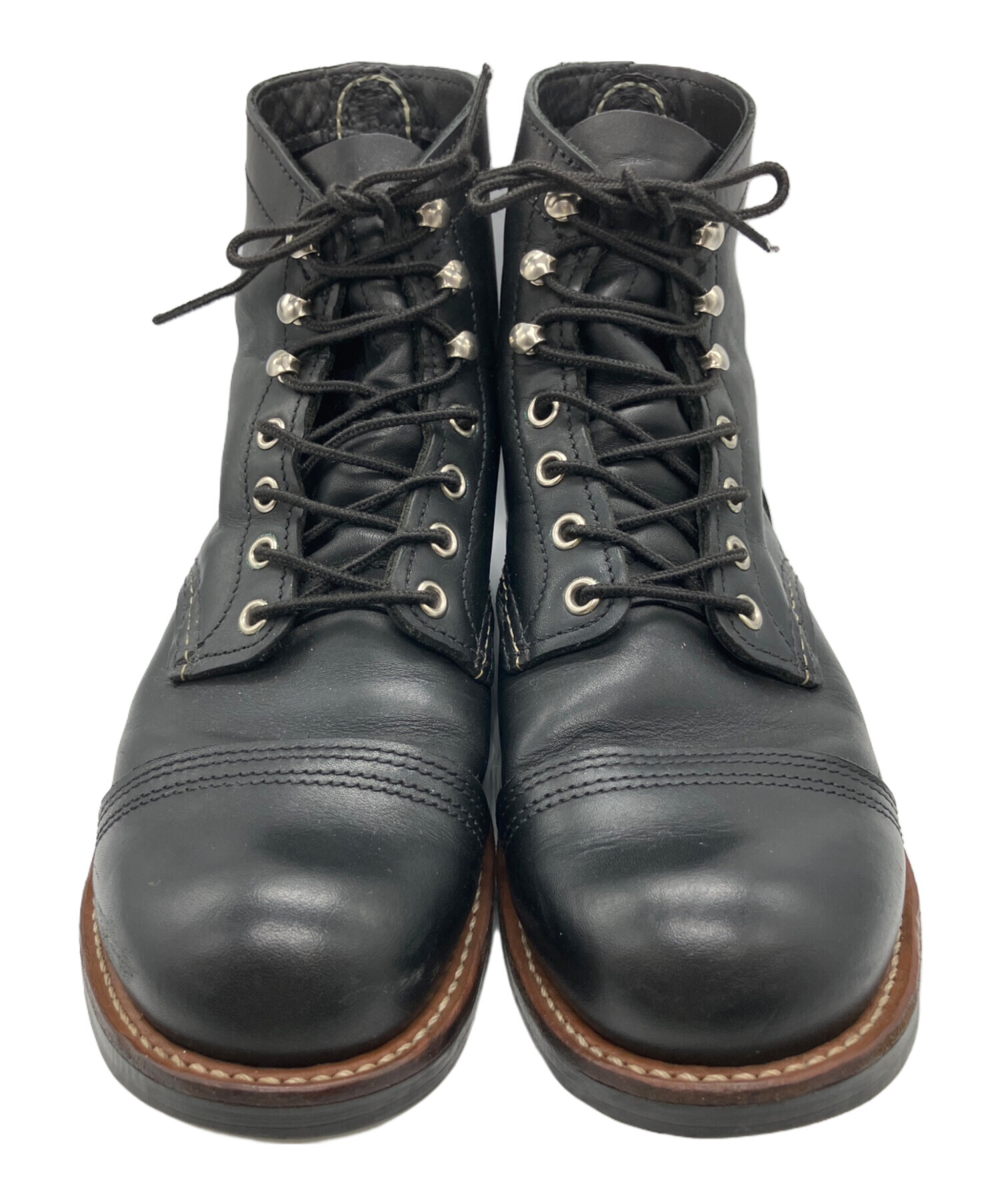 RED WING エンジニアブーツ ブラック 中古・古着通販】RED WING (レッドウィング) エンジニアブーツ