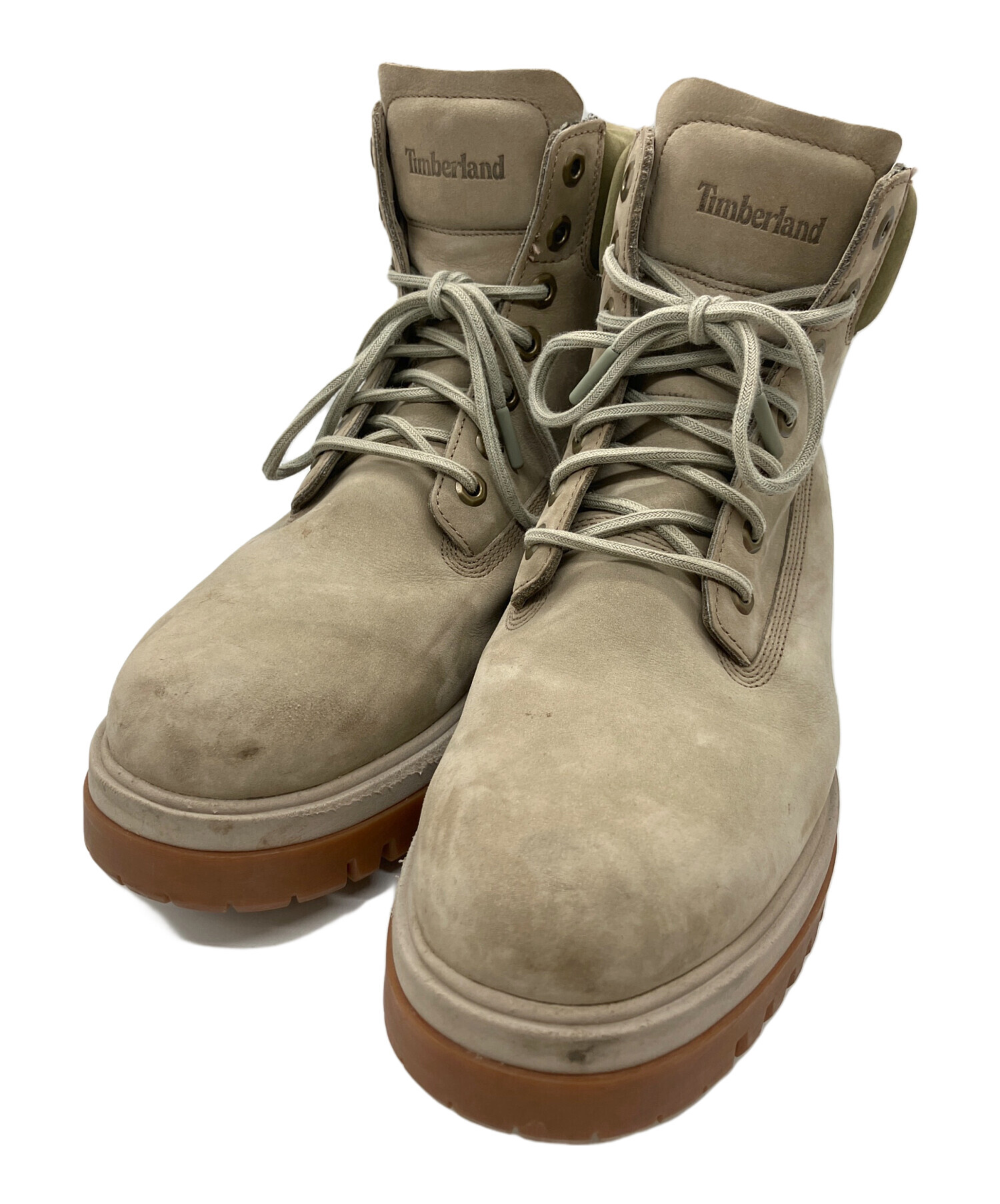Timberland ブーツ ベージュ 中古・古着通販】Timberland (ティンバーランド) ブーツ ベージュ