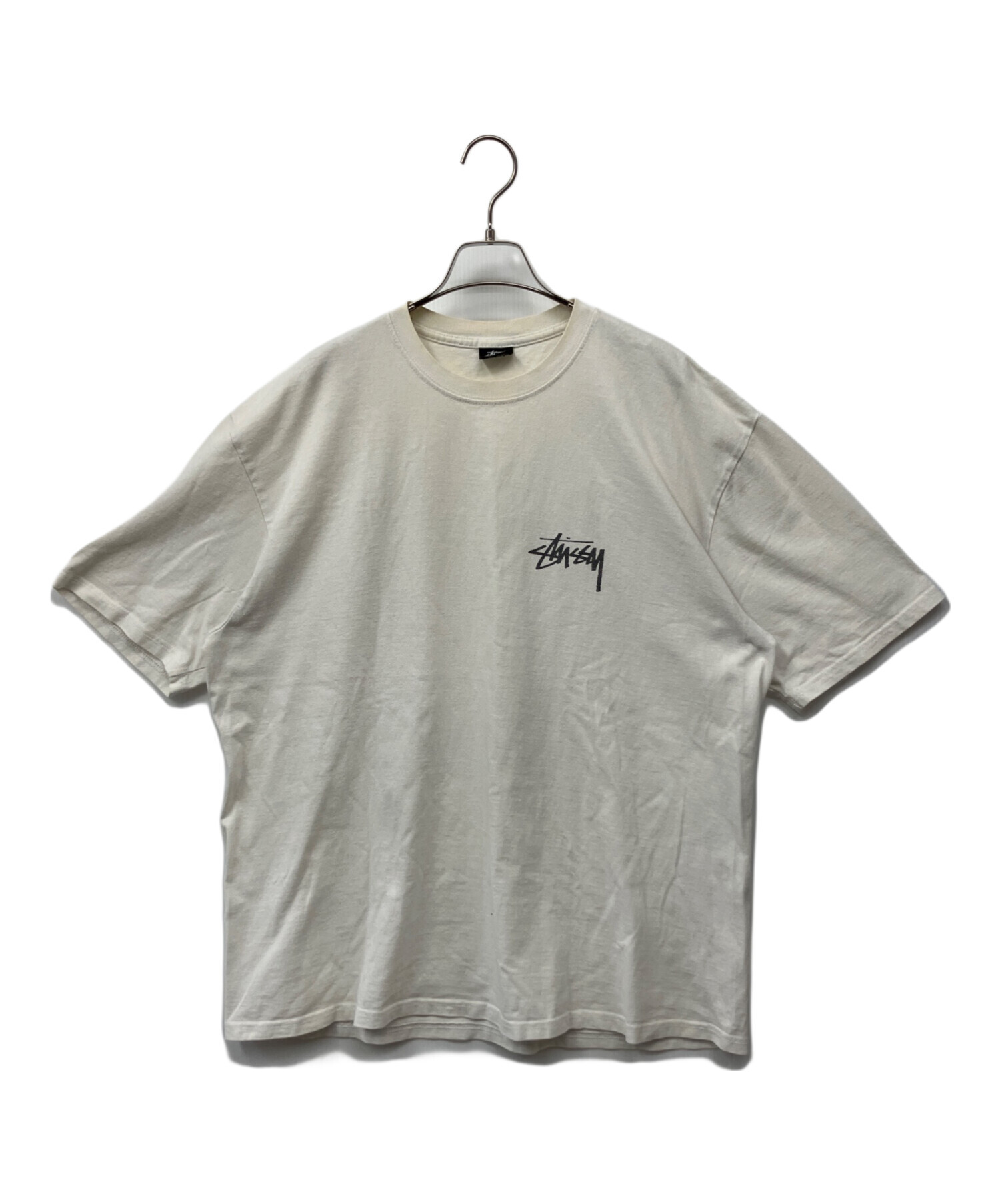 Stussy ストゥーシー　old 80s Lサイズ　ホワイト　tシャツ 中古・古着通販】stussy (ステューシー) Tシャツ ホワイト サイズ:XL