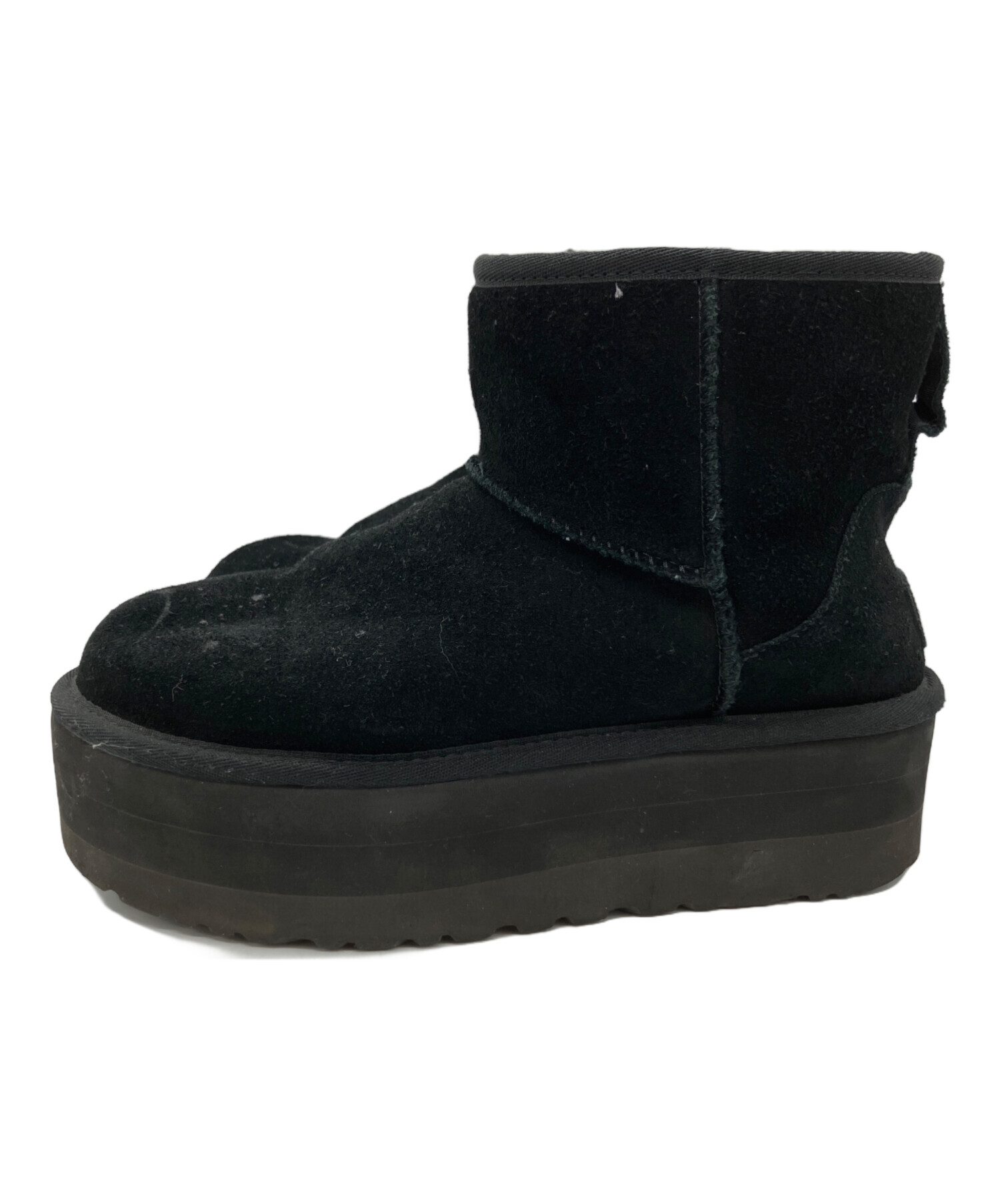 中古・古着通販】UGG (アグ) ムートンブーツ ブラック サイズ:24