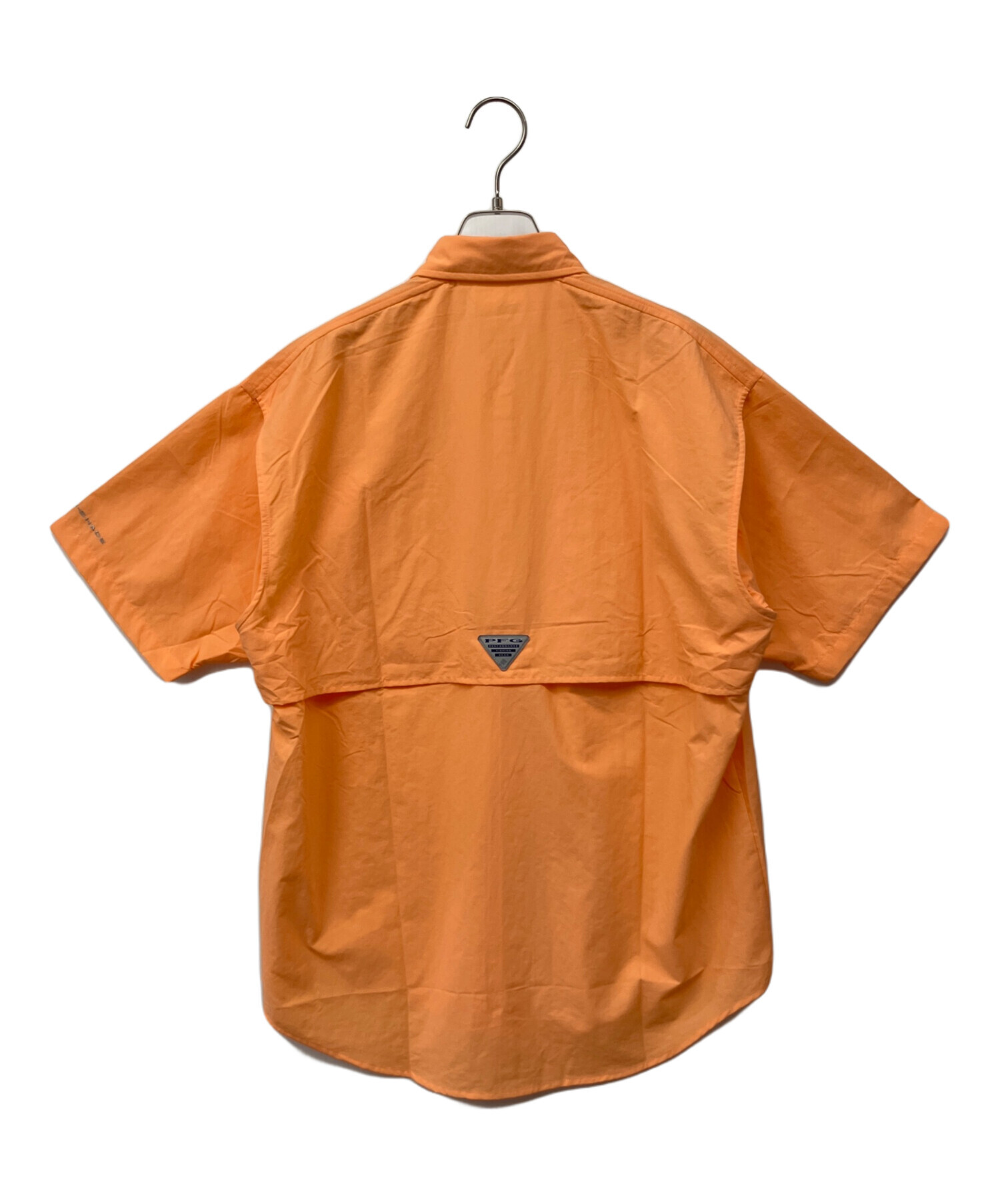 中古・古着通販】Columbia (コロンビア) 半袖シャツ オレンジ サイズ:S