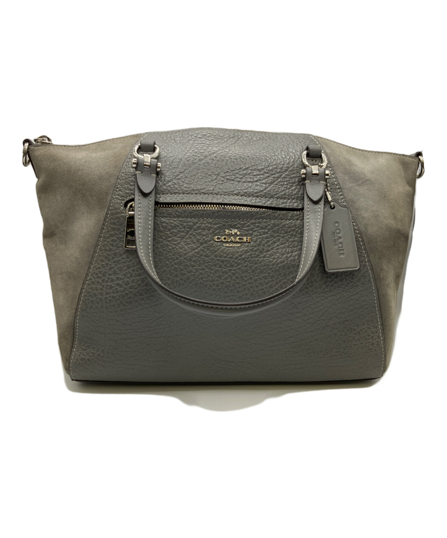 新品・送料込 コーチ ビジネスバッグ F21087/NIMFP グレー 2way 中古・古着通販】COACH (コーチ) 2WAYバッグ｜ブランド・古着通販