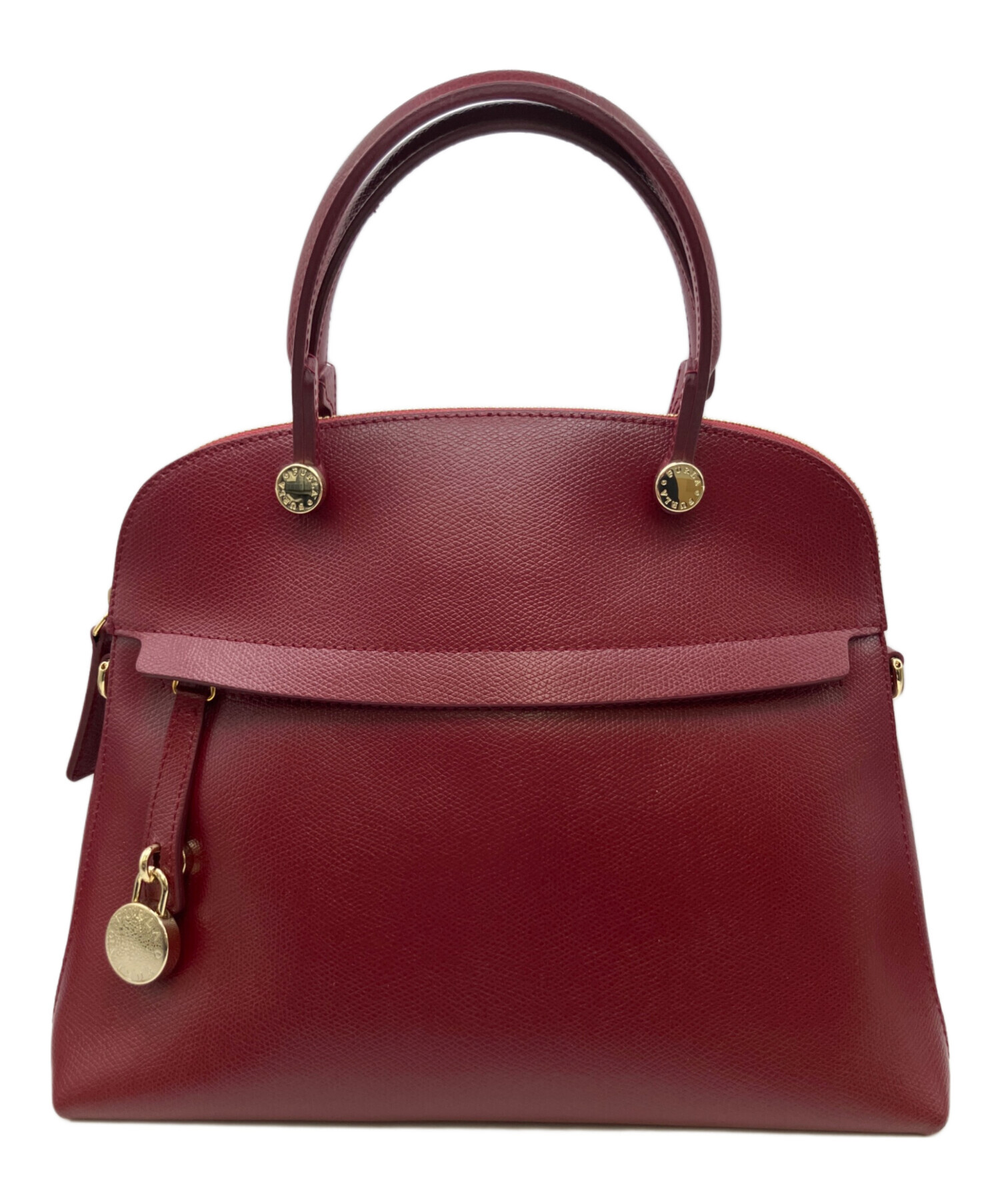 中古・古着通販】FURLA (フルラ) ハンドバッグ ボルドー｜ブランド 