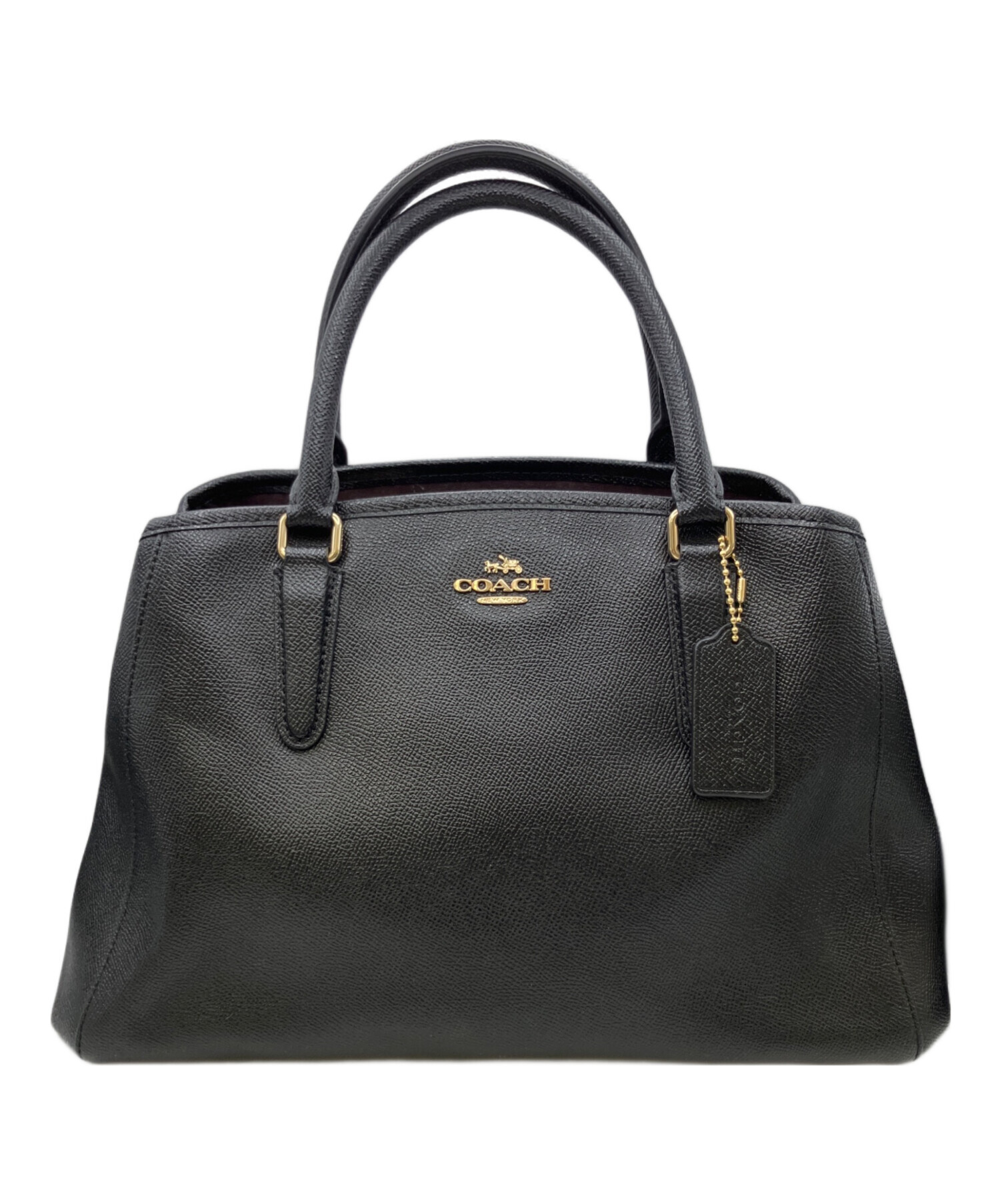 中古・古着通販】COACH (コーチ) ハンドバッグ ブラック｜ブランド 